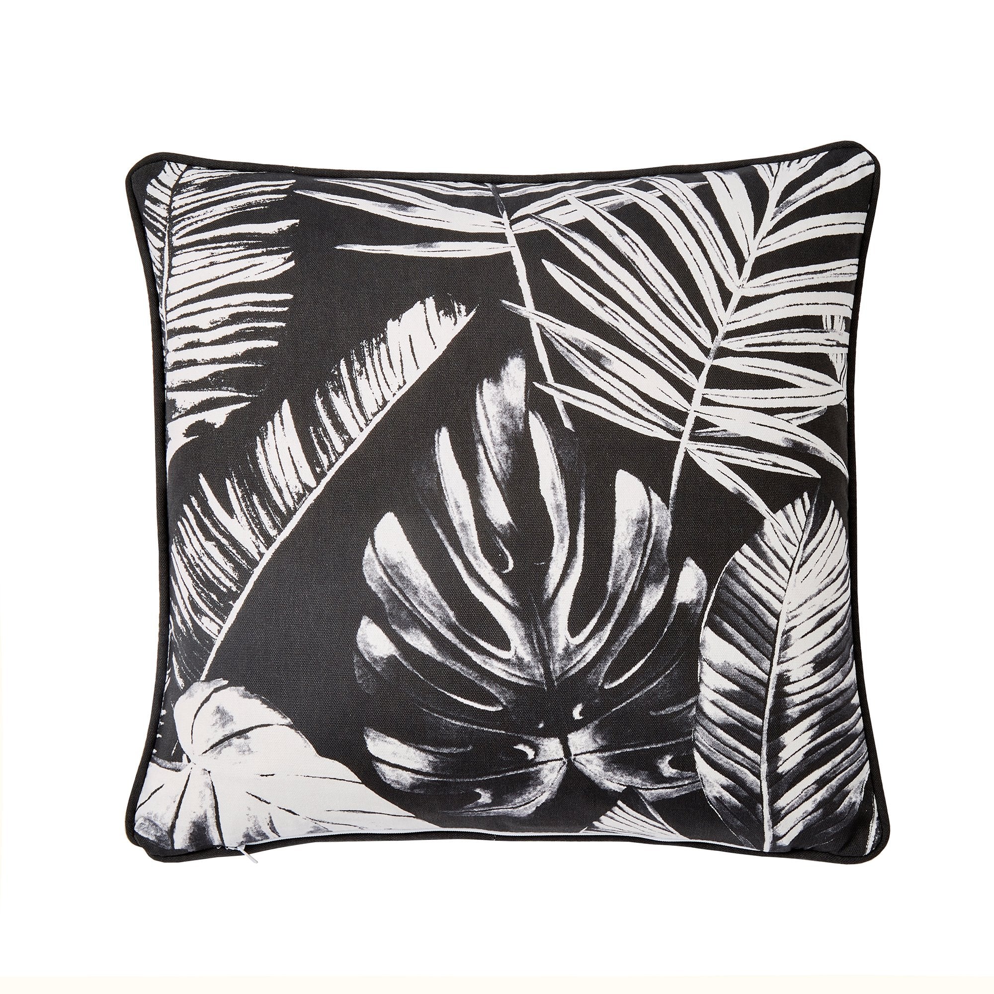 Cushion Tahiti Outdoor by Dreams & Drapes Design in Silver