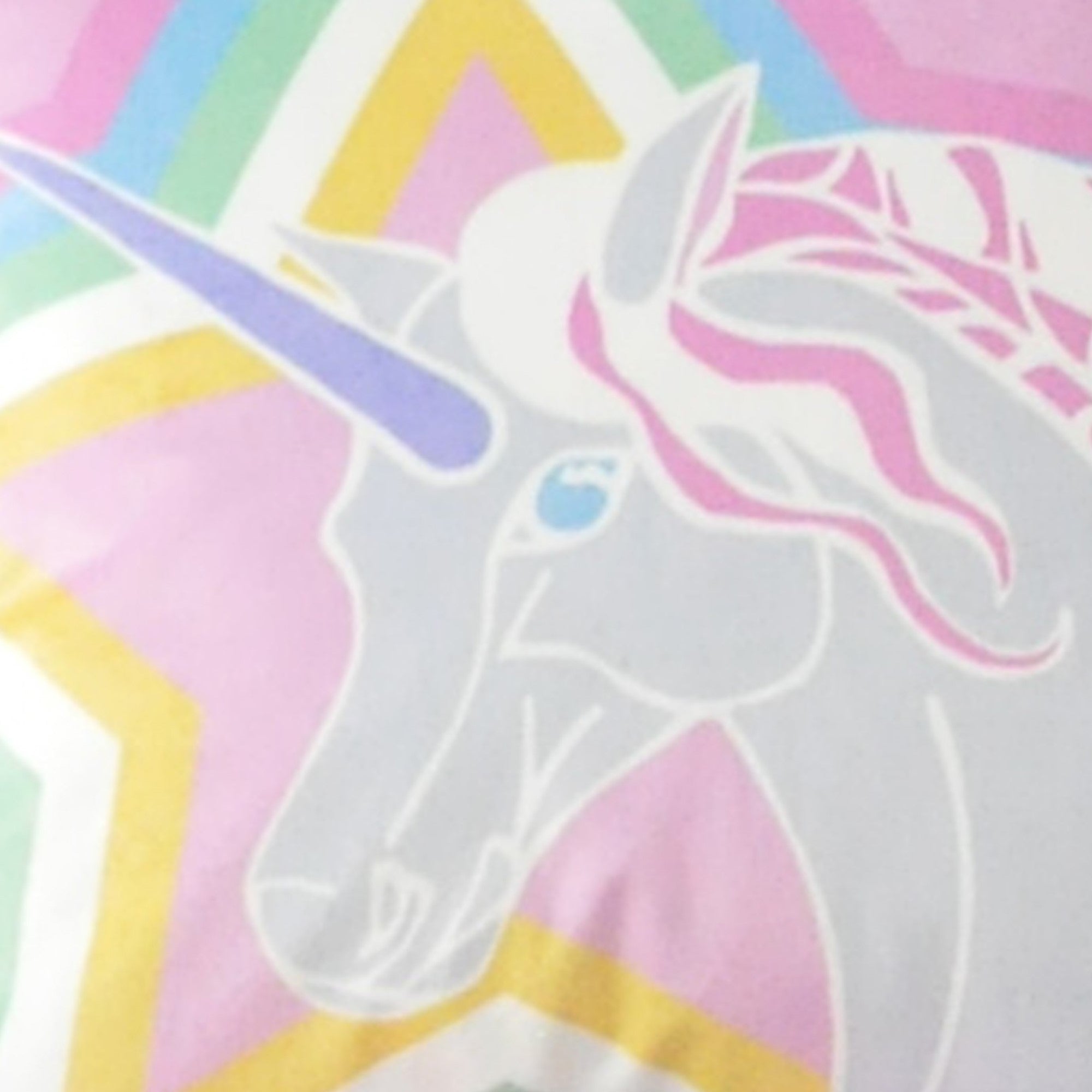 Filled Cushion Unicorn by Bedlam in Pink
