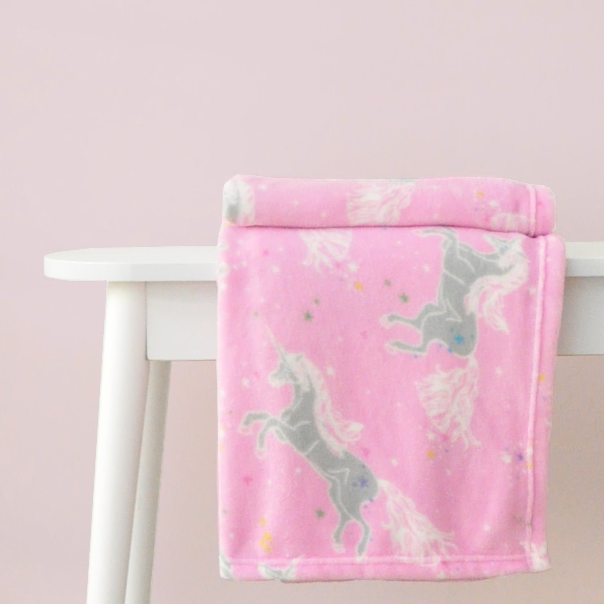 Throw Unicorn by Bedlam in Pink