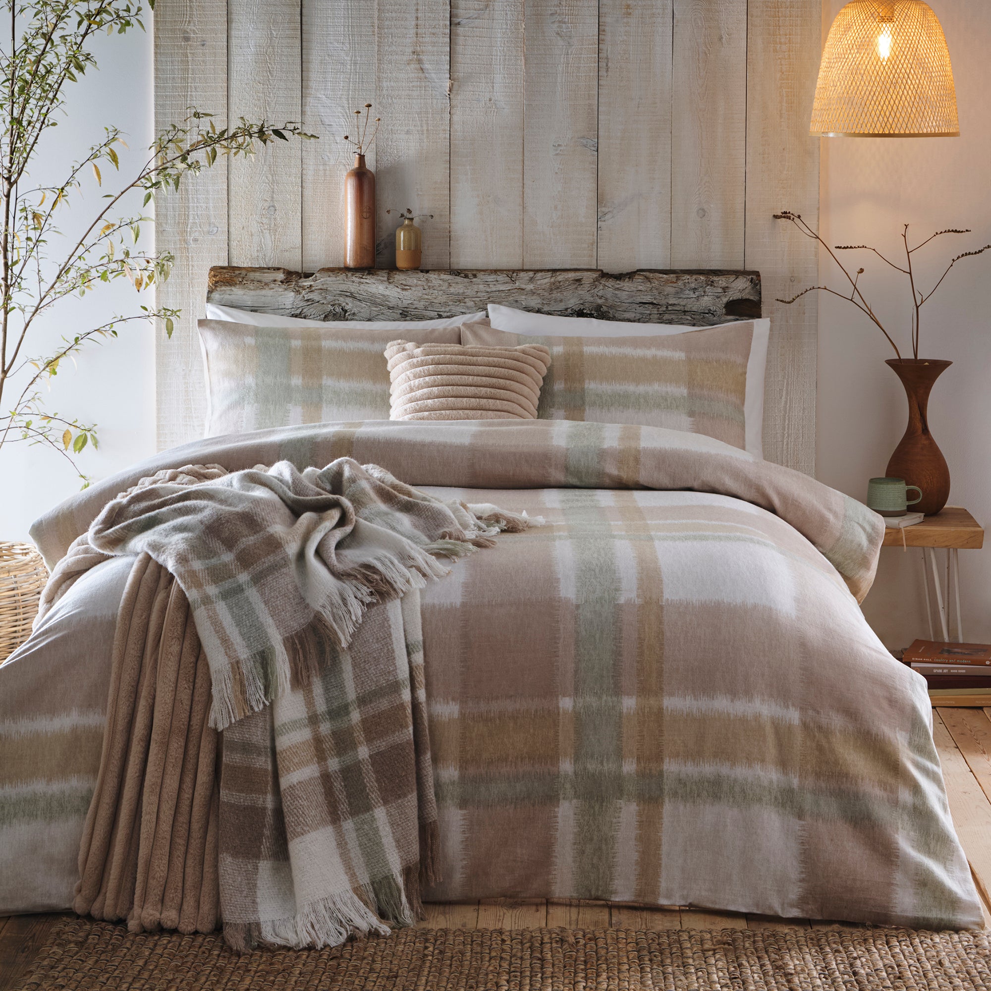 Duvet Cover Set Verbier by Appletree Hygge in Natural