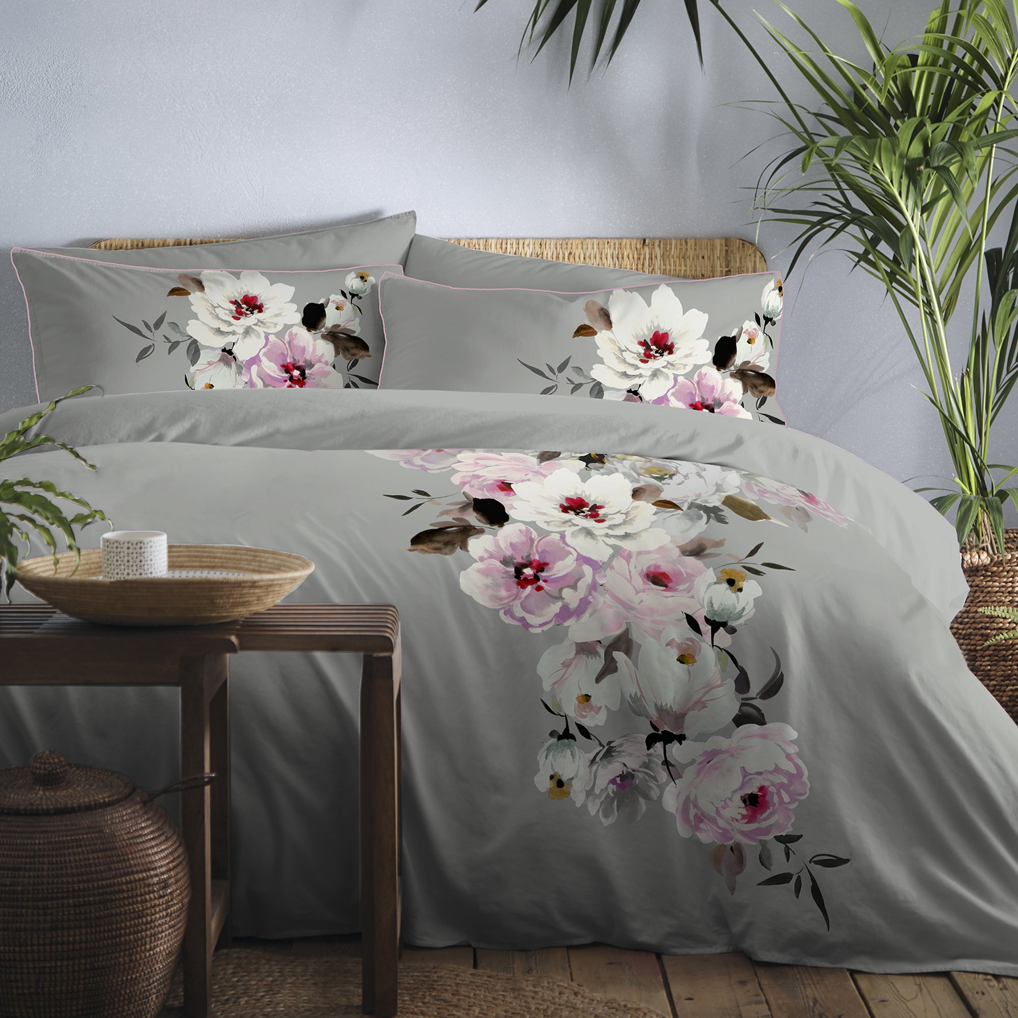 Duvet Cover Set Valentina by Appletree Promo in Grey