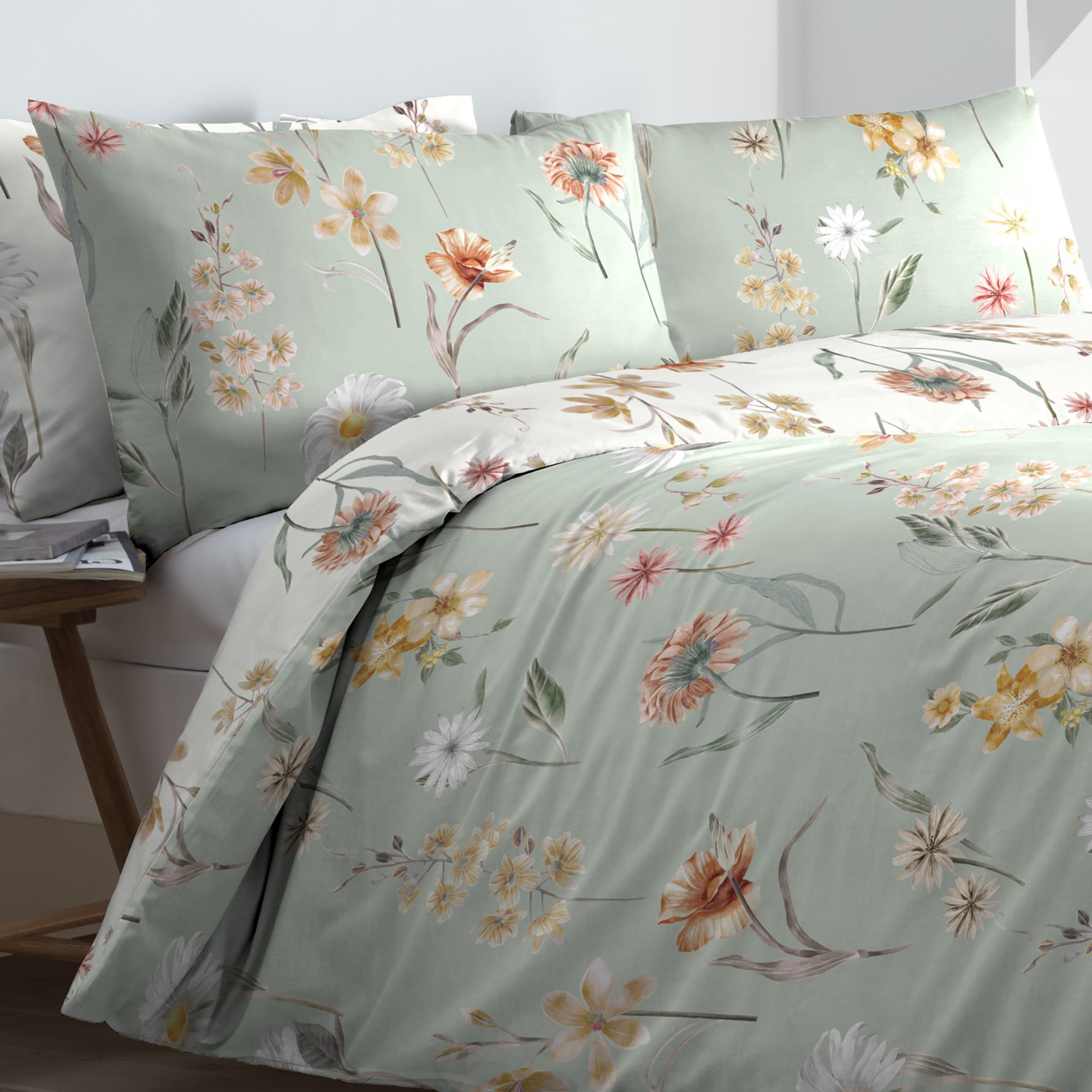 Duvet Cover Set Verity by Appletree Promo in Green