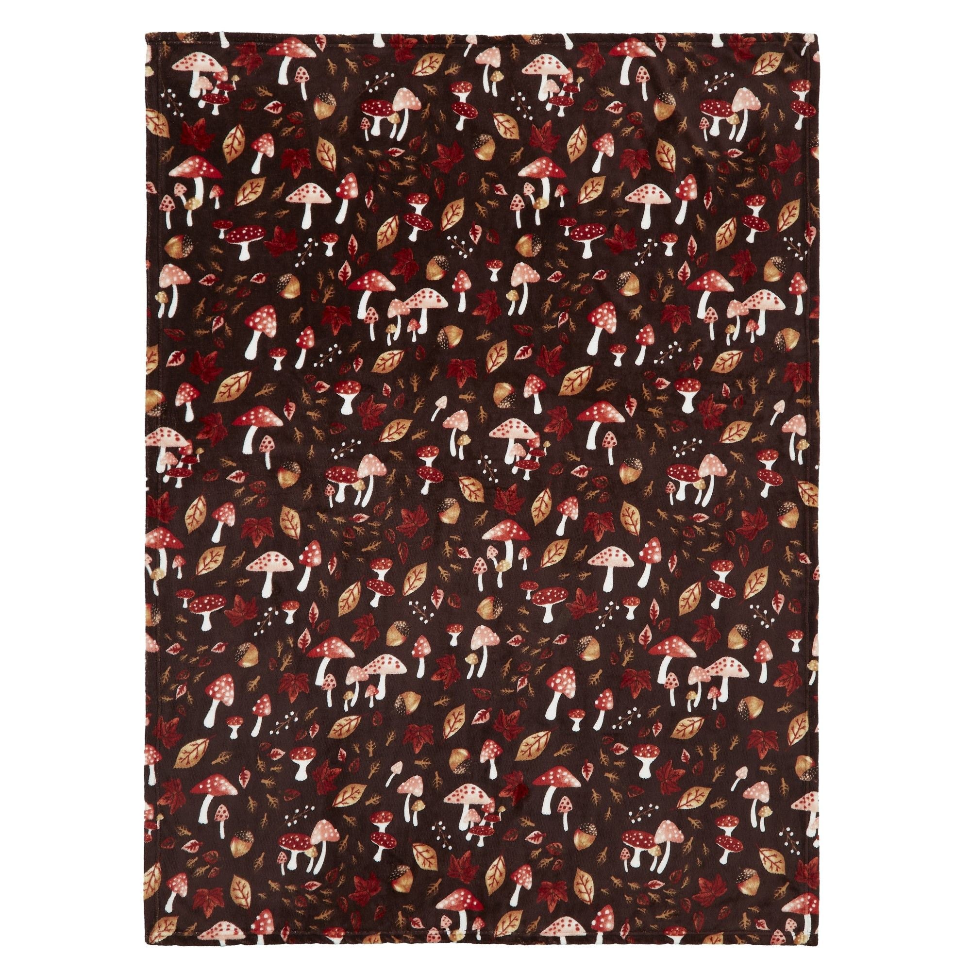 Throw Woodland Dreams by Fusion in Chocolate