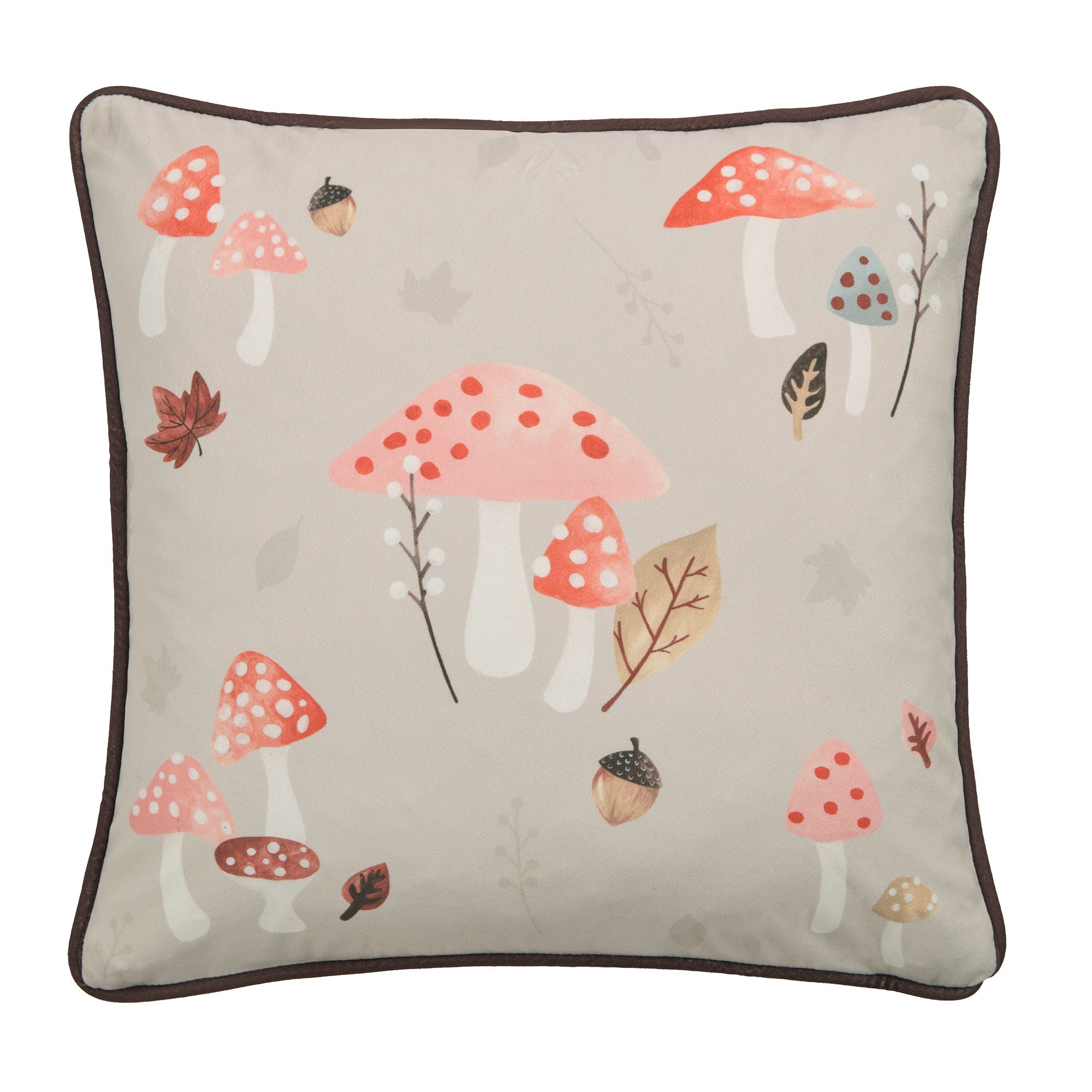 Cushion Woodland Dreams by Fusion in Chocolate