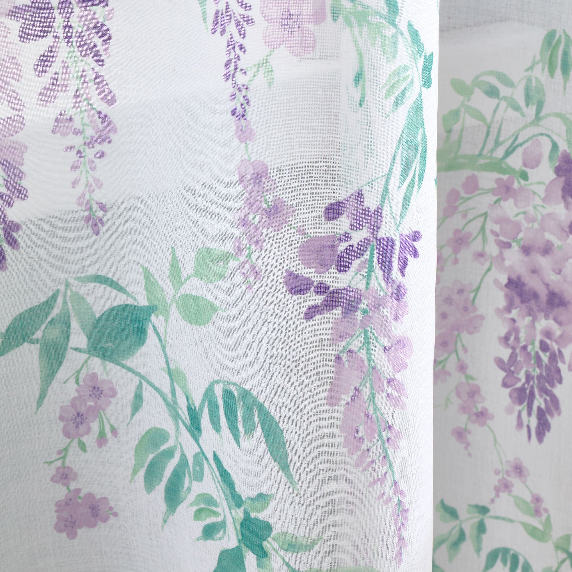 Voile Panel Wisteria by Dreams & Drapes Design in Lilac