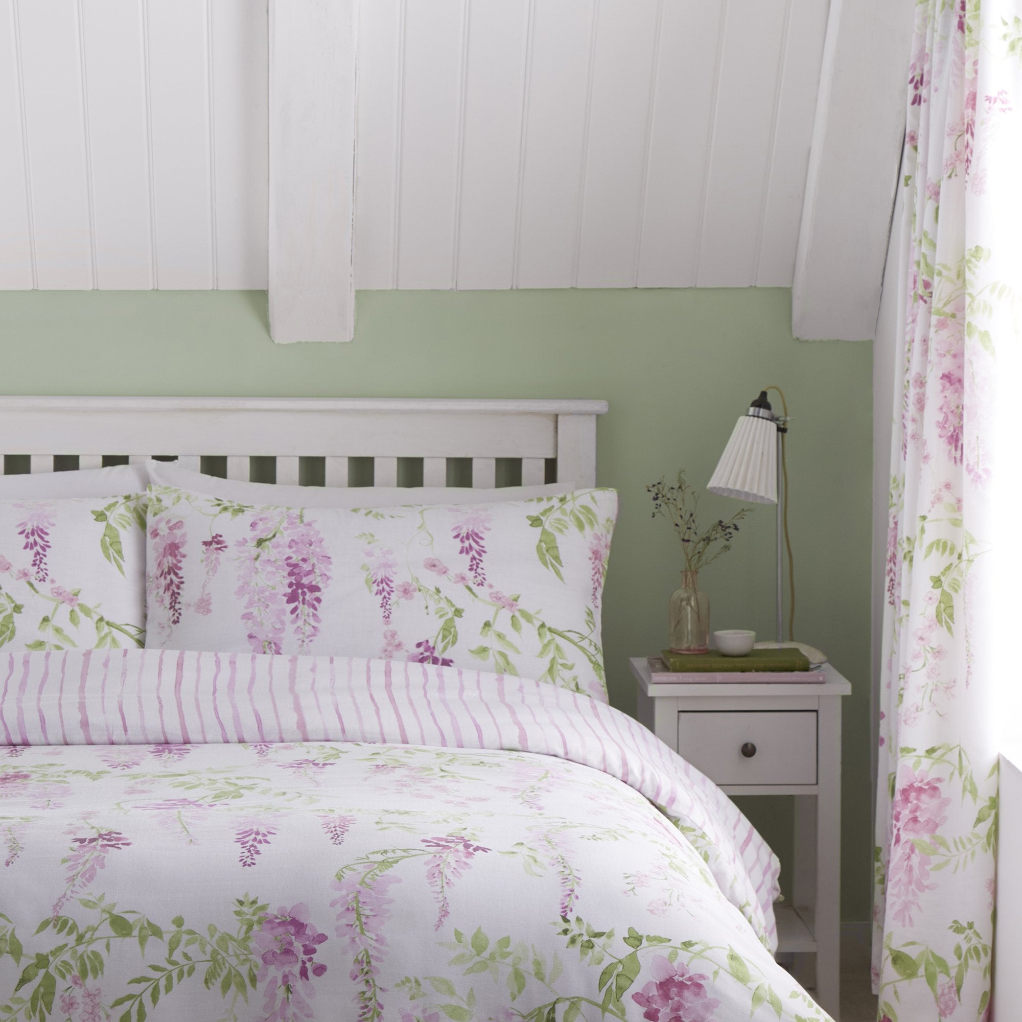Duvet Cover Set Wisteria by Dreams & Drapes Design in Pink