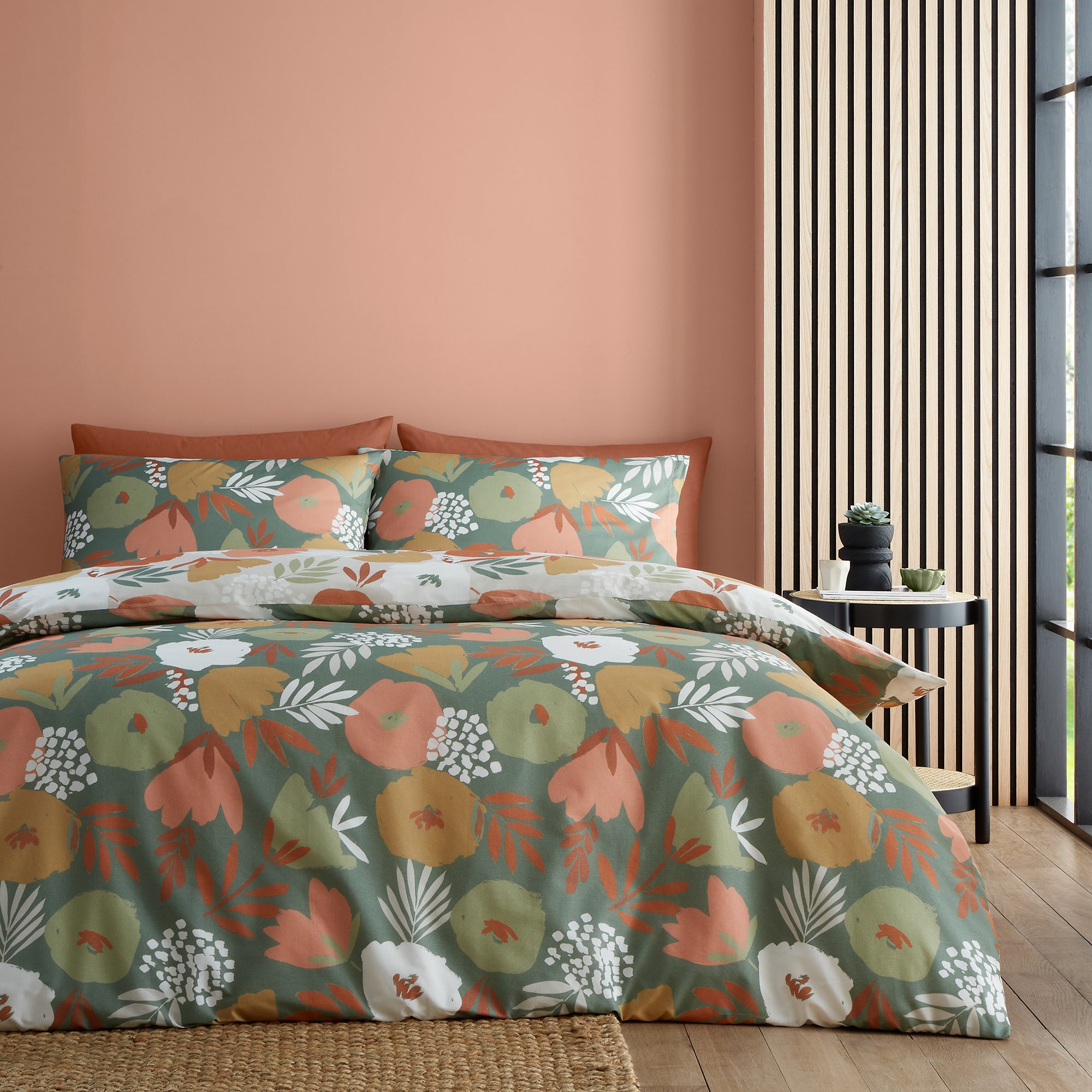 Duvet Cover Set Yasmin by Fusion in Green