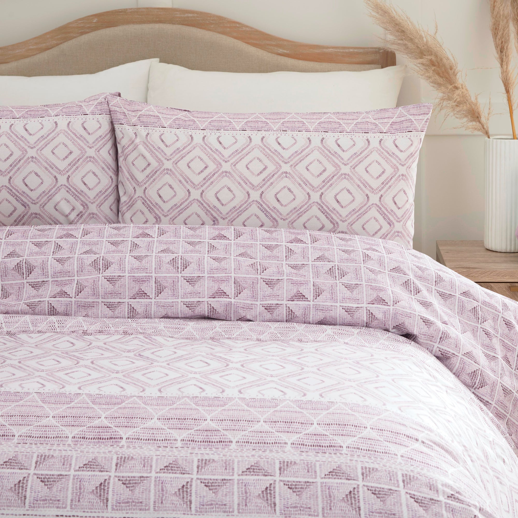 Duvet Cover Set Aden by Dreams And Drapes Design in Plum