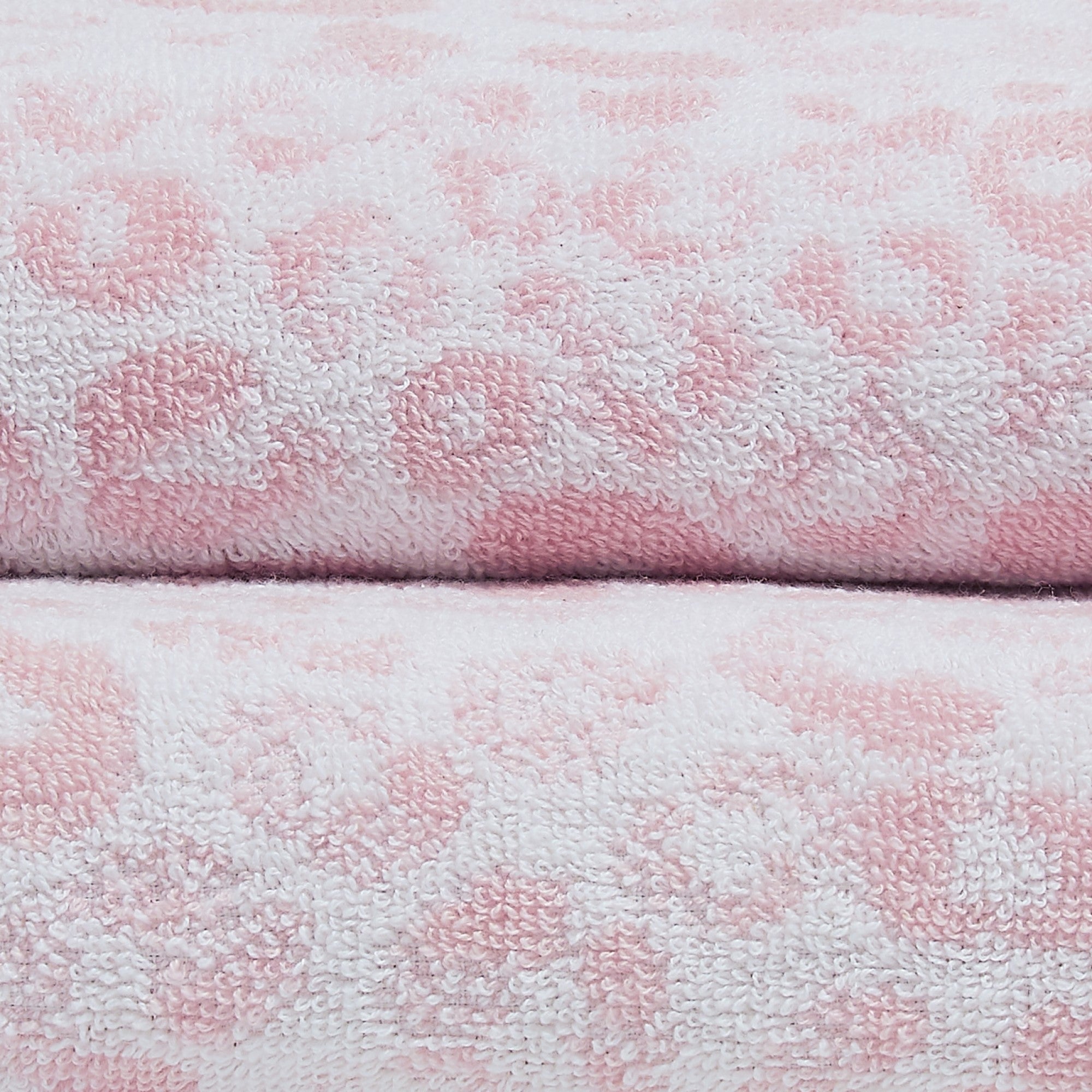 Animal Print Hand and Bath Towels by Fusion Bathroom in Blush