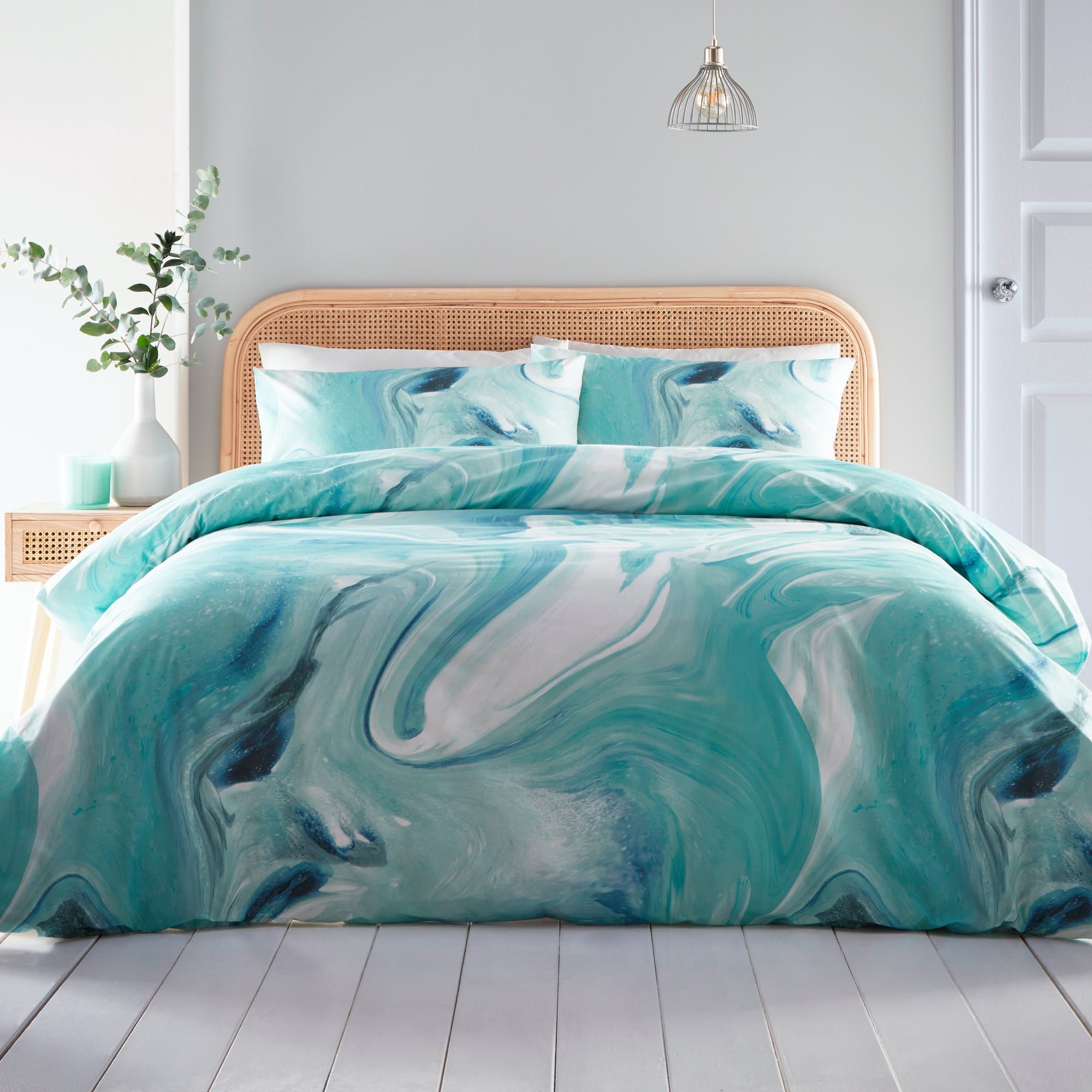 Duvet Cover Set Astrid by Appletree Style in Mint