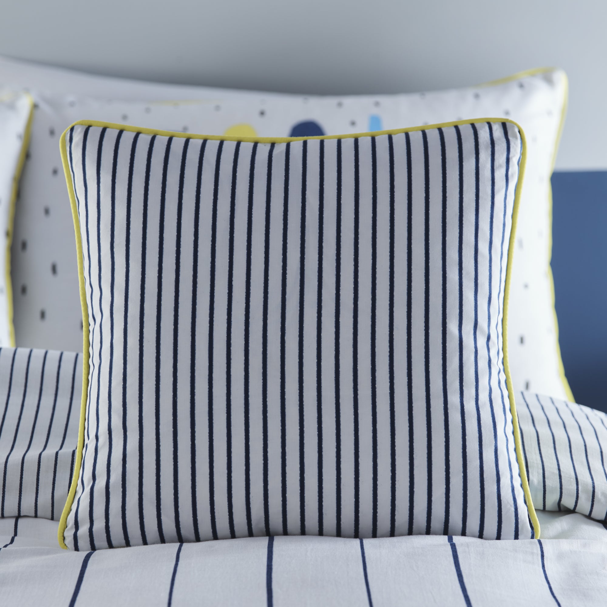 Filled Cushion Vibe by Appletree Kids in Navy