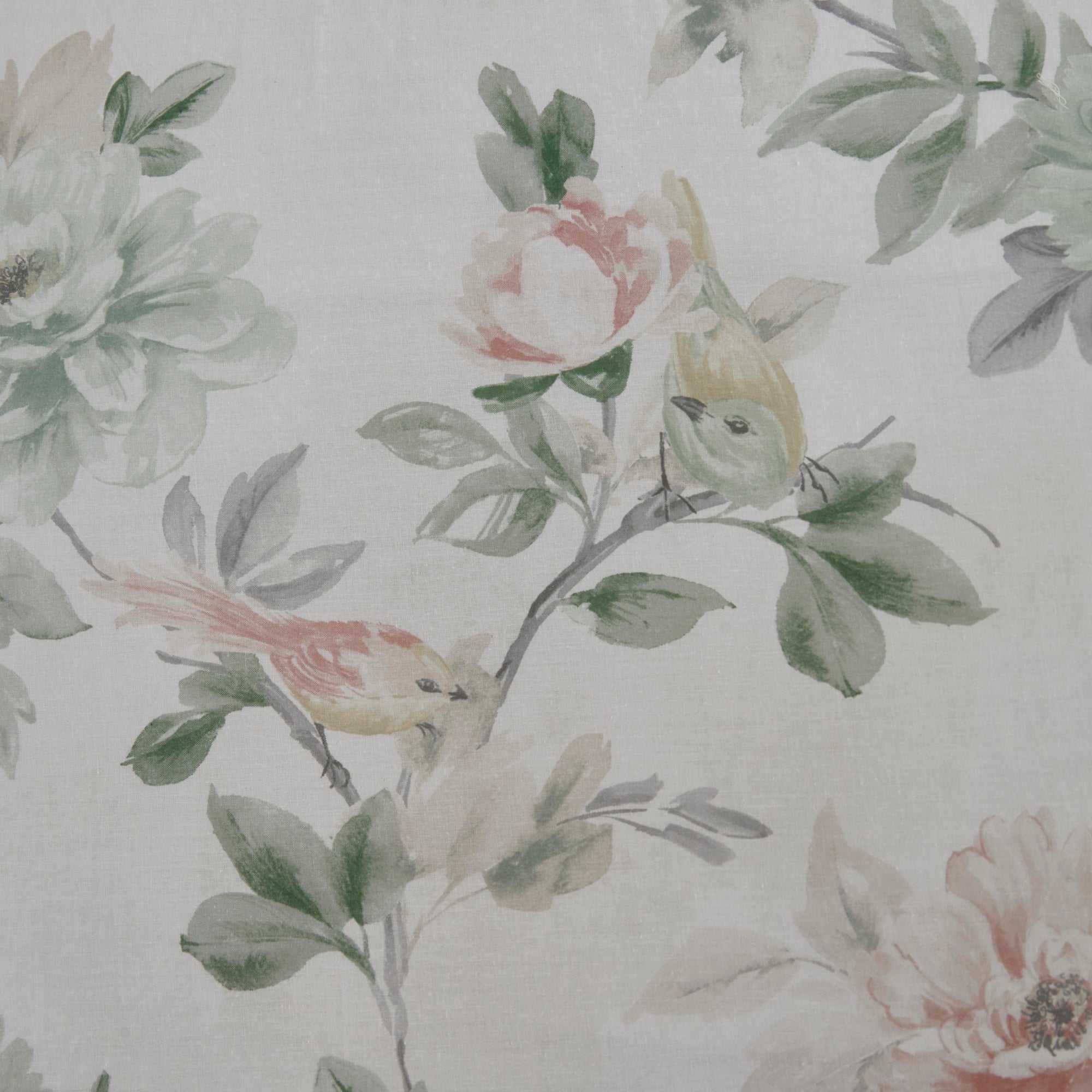 Duvet Cover Set Campion by Appletree Heritage in Green/Coral