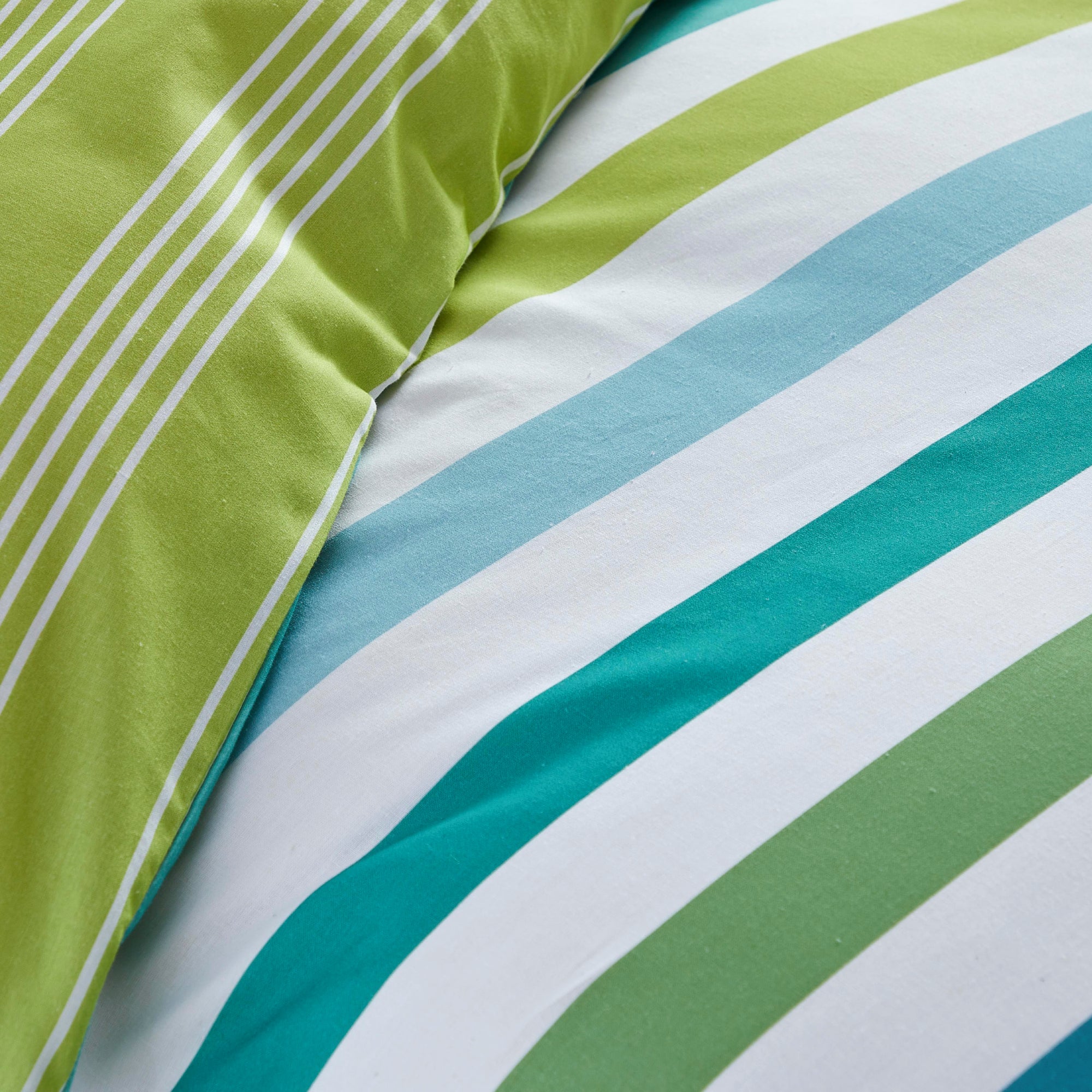 Duvet Cover Set Carlson Stripe by Fusion in Green