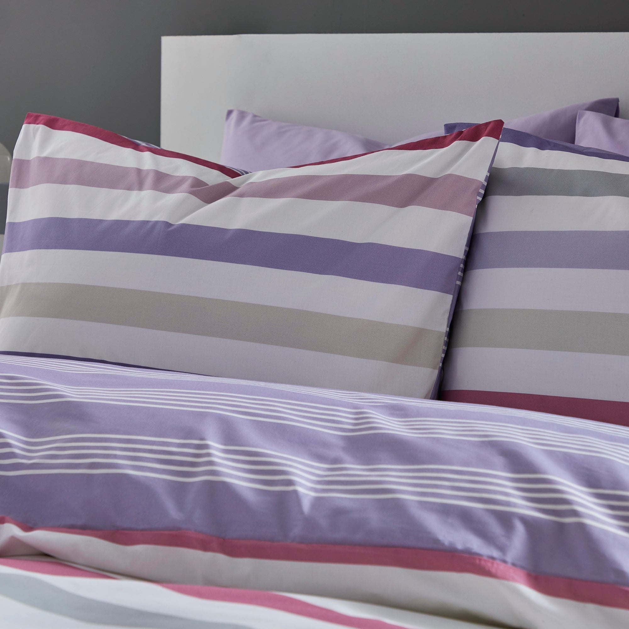 Duvet Cover Set Carlson Stripe by Fusion in Lilac