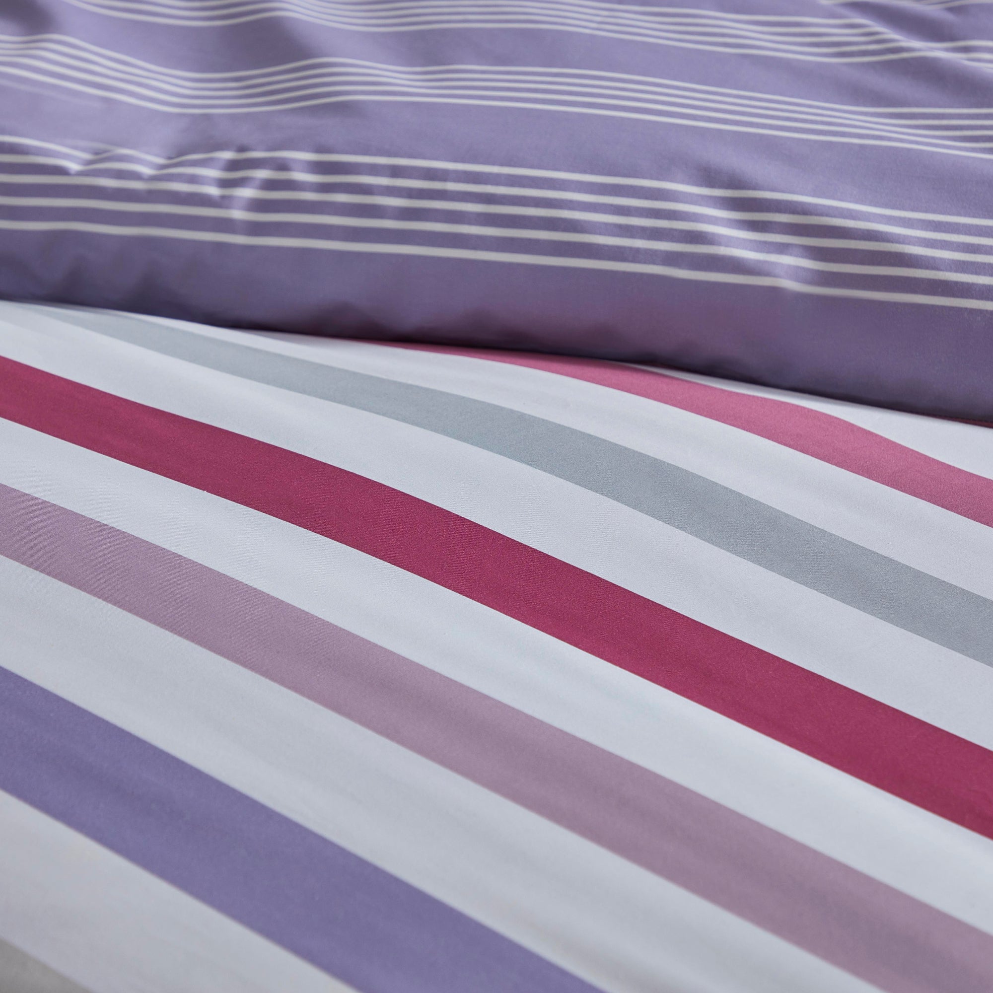Duvet Cover Set Carlson Stripe by Fusion in Lilac