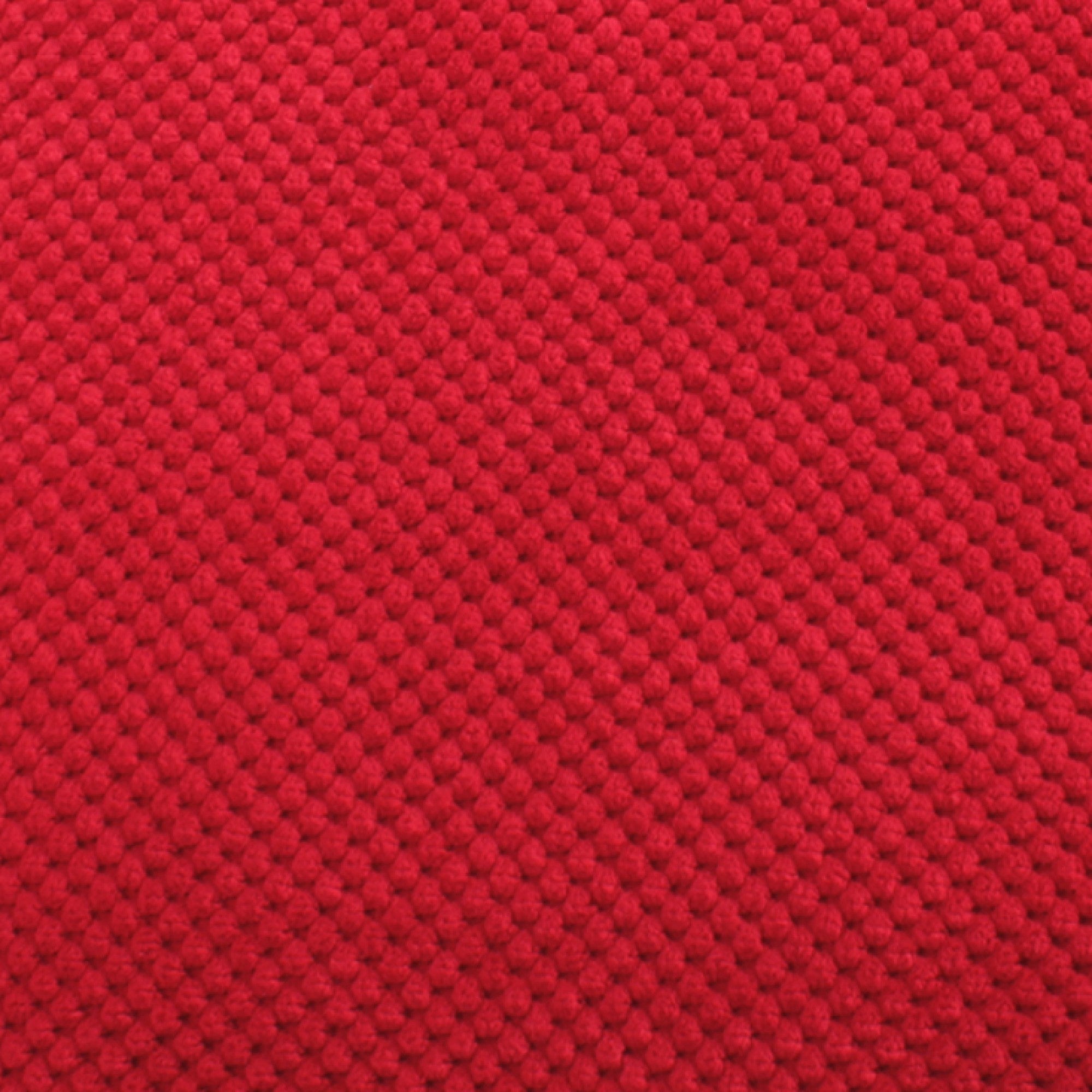 Filled Cushion Chenille Spot by Fusion in Red