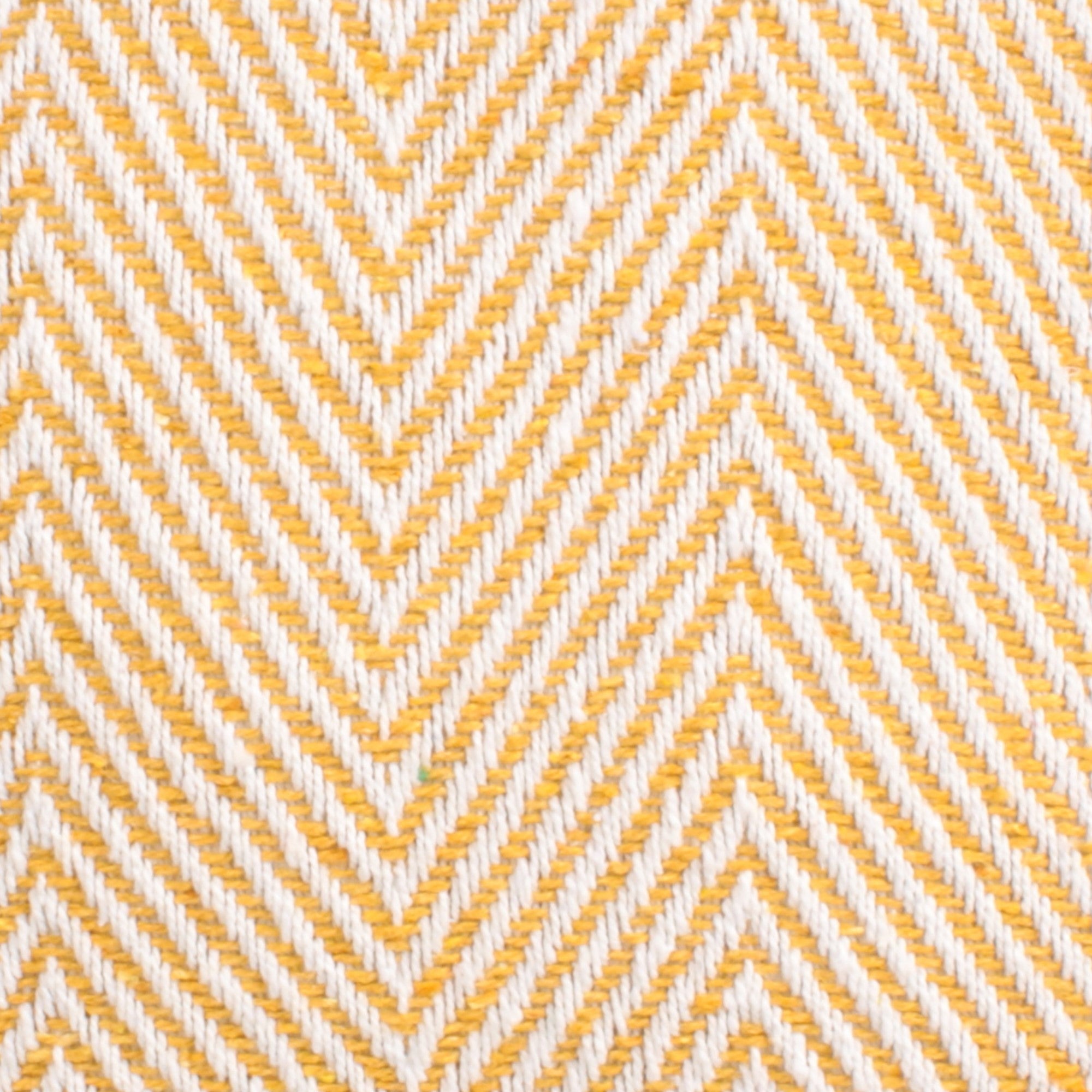 Filled Cushion Chevron Eco by Drift Home in Yellow