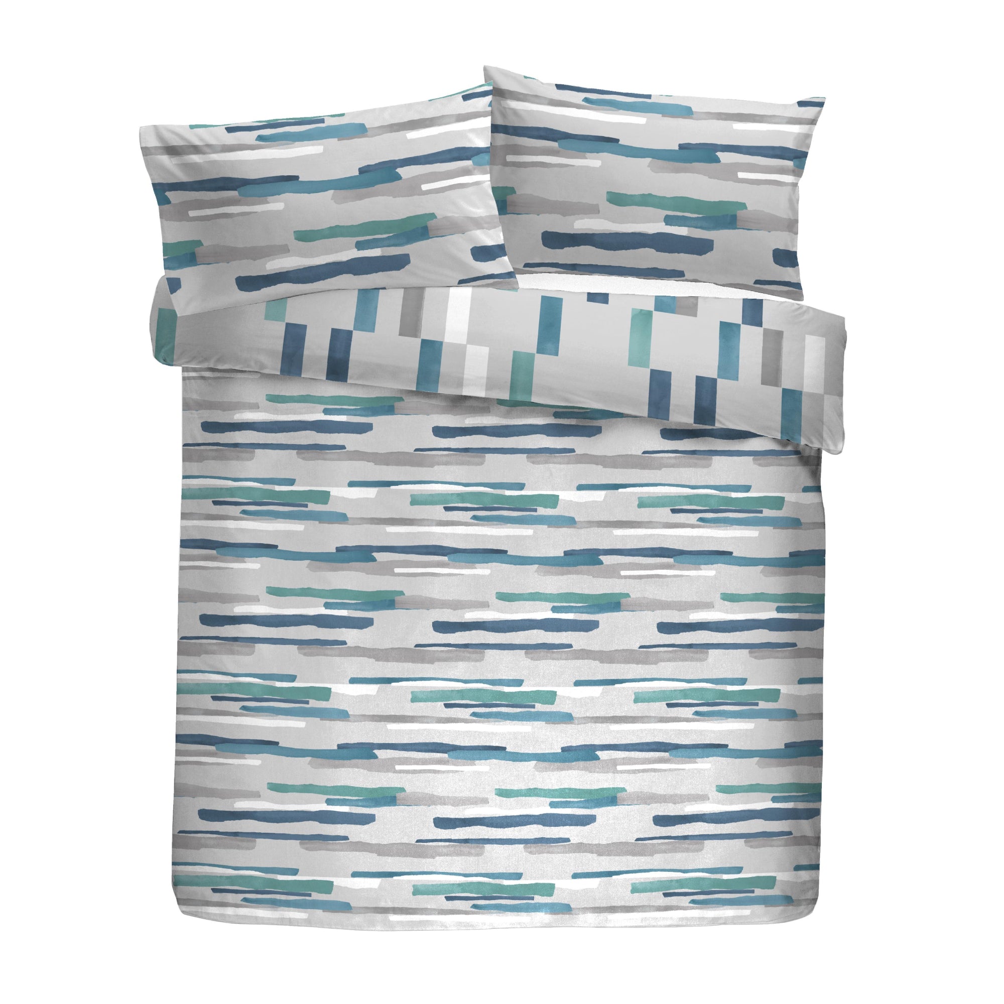 Duvet Cover Set Clifton by Fusion in Teal