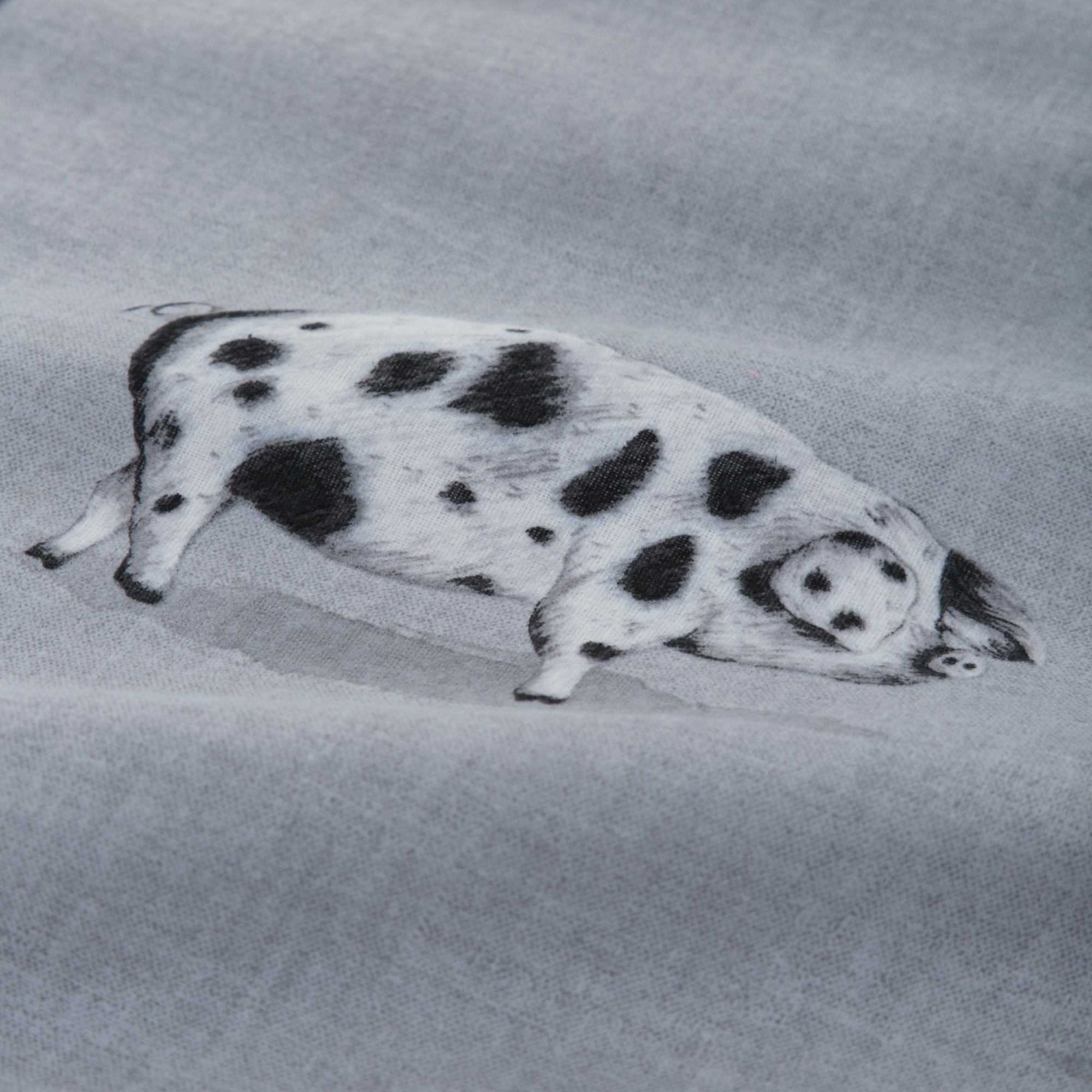 Duvet Cover Set Cosy Pig by Fusion Snug in Grey