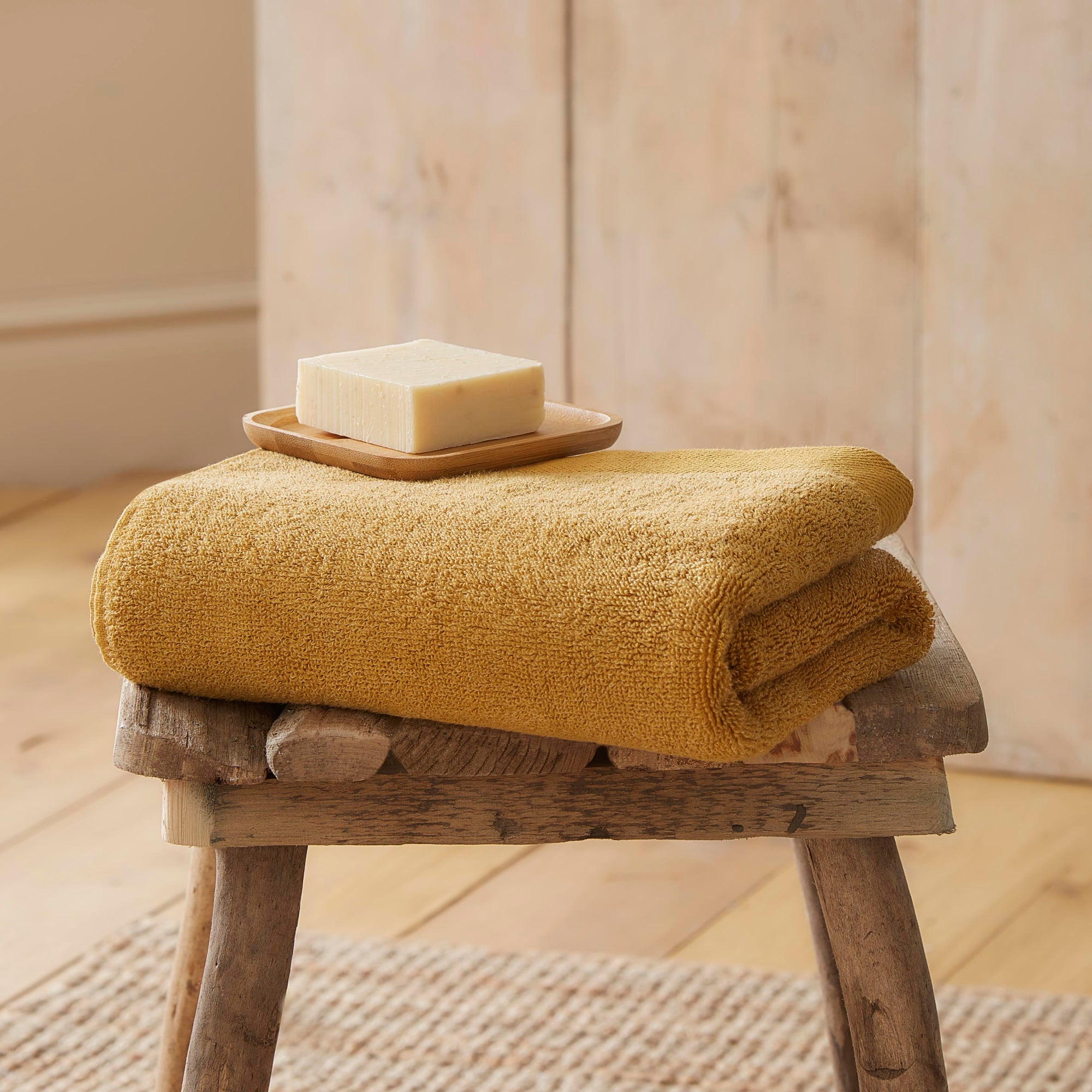 Hand Towel (2 pack) Abode Eco by Drift Home in Ochre