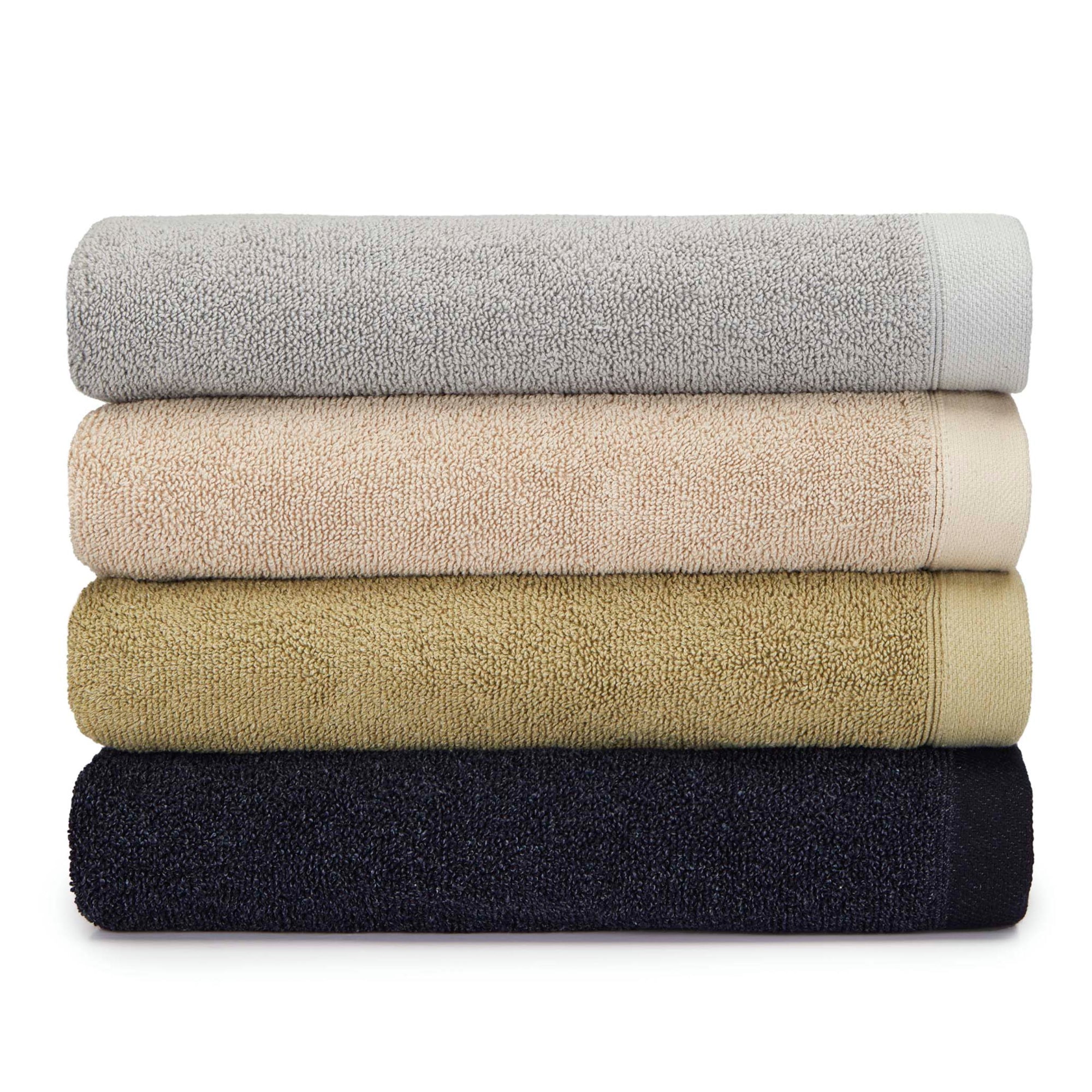 Abode Eco Towels and Bath Sheets by Drift Home in Navy