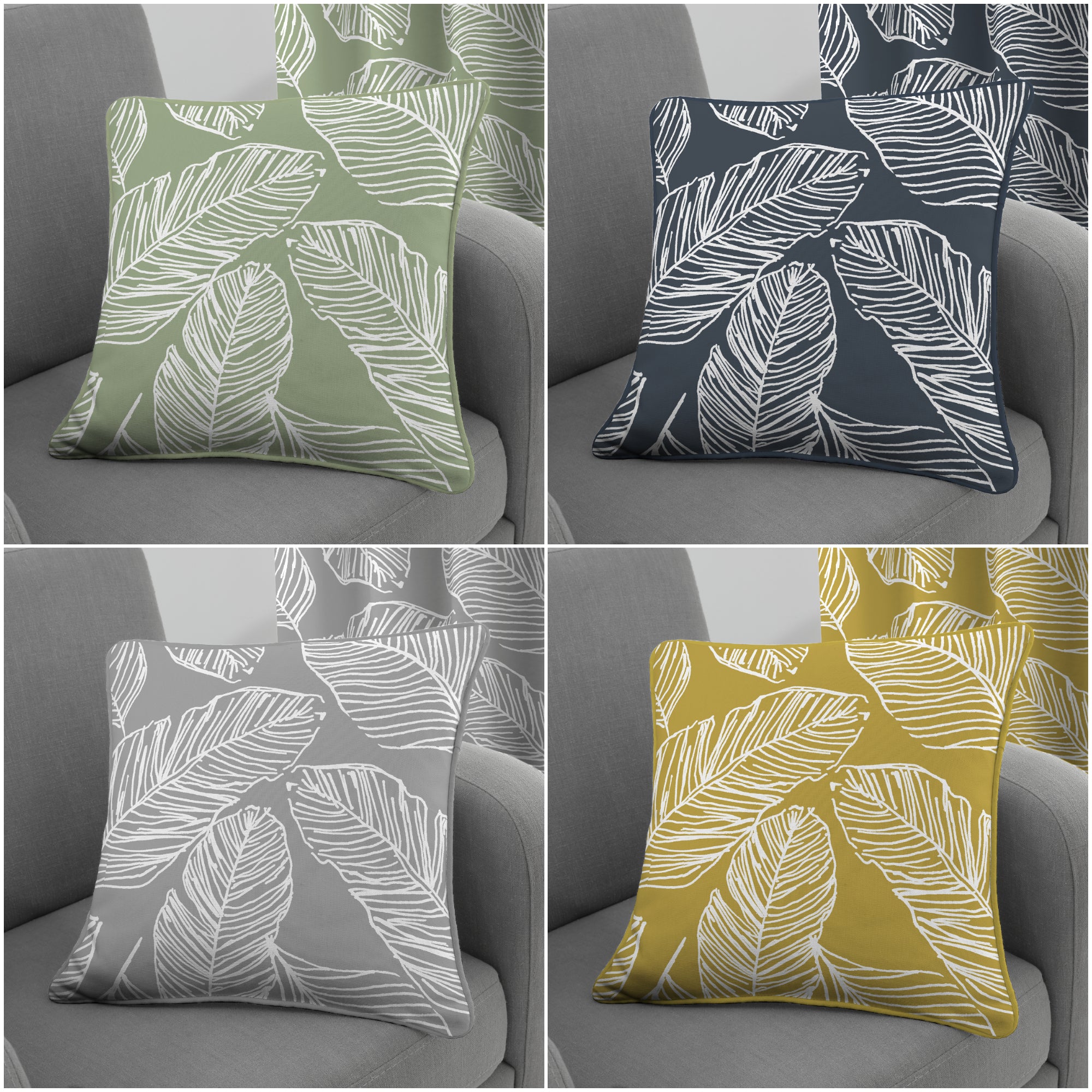 Matteo - 100% Cotton Filled Cushion - by Fusion