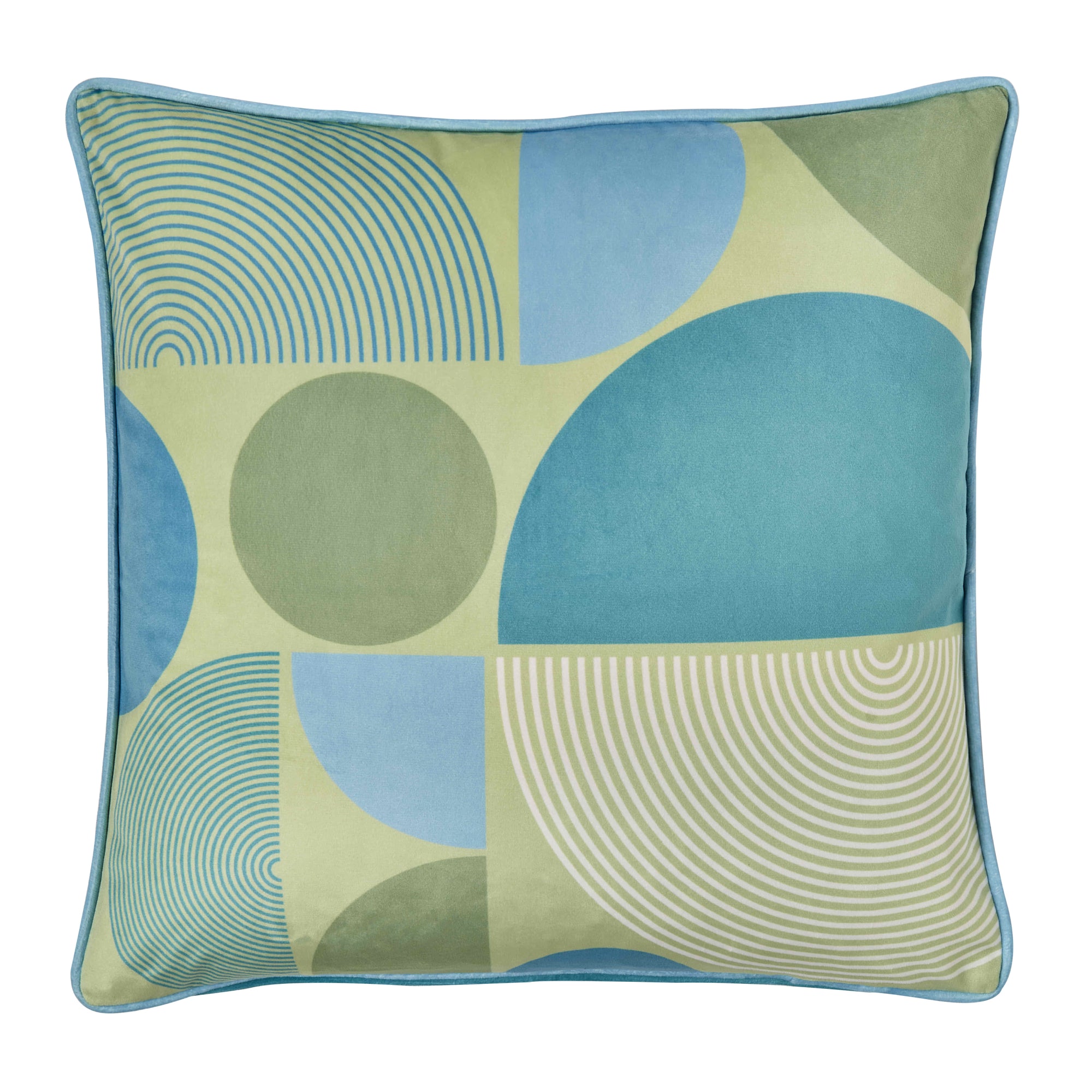 Filled Cushion Ingo by Fusion in Green