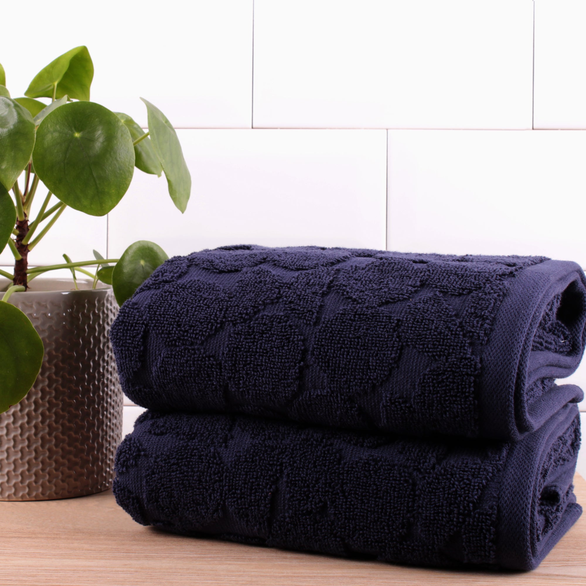 Hand Towel (2 pack) Ingo by Fusion in Navy