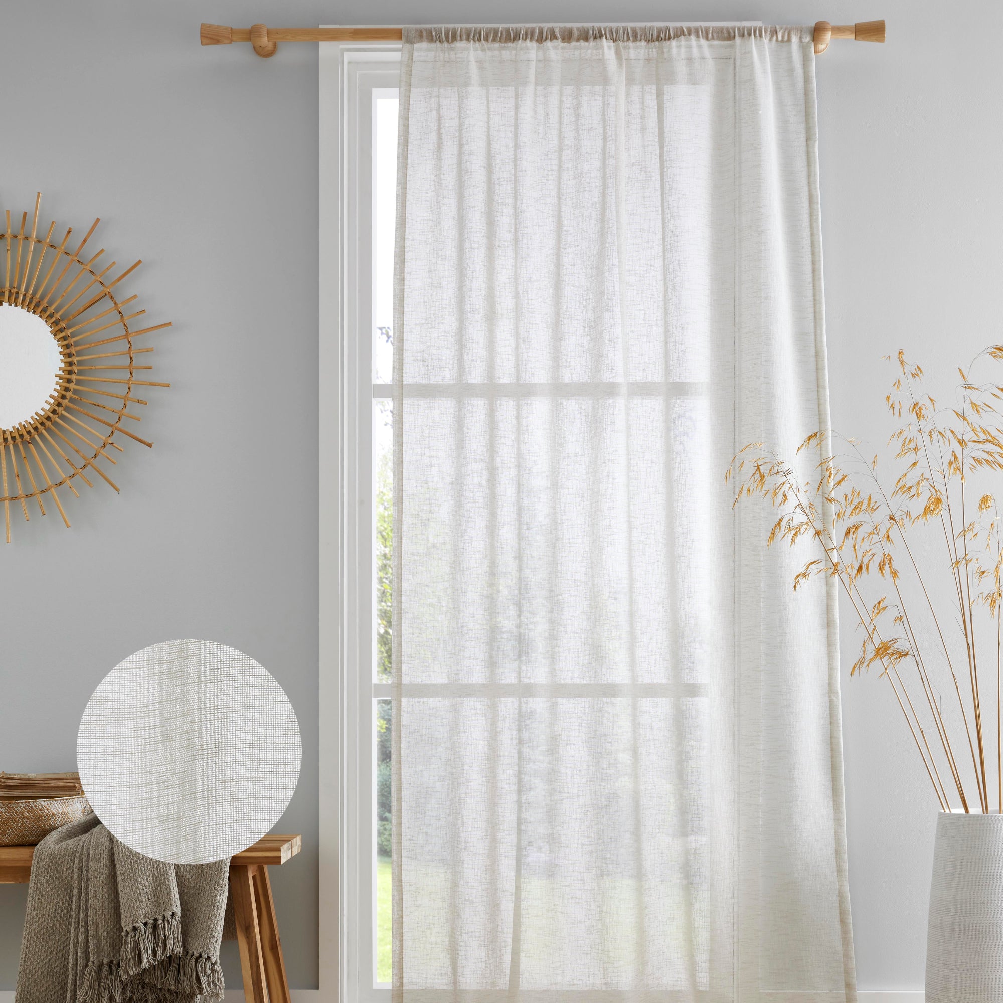 Voile Panel Kayla by Drift Home in Natural