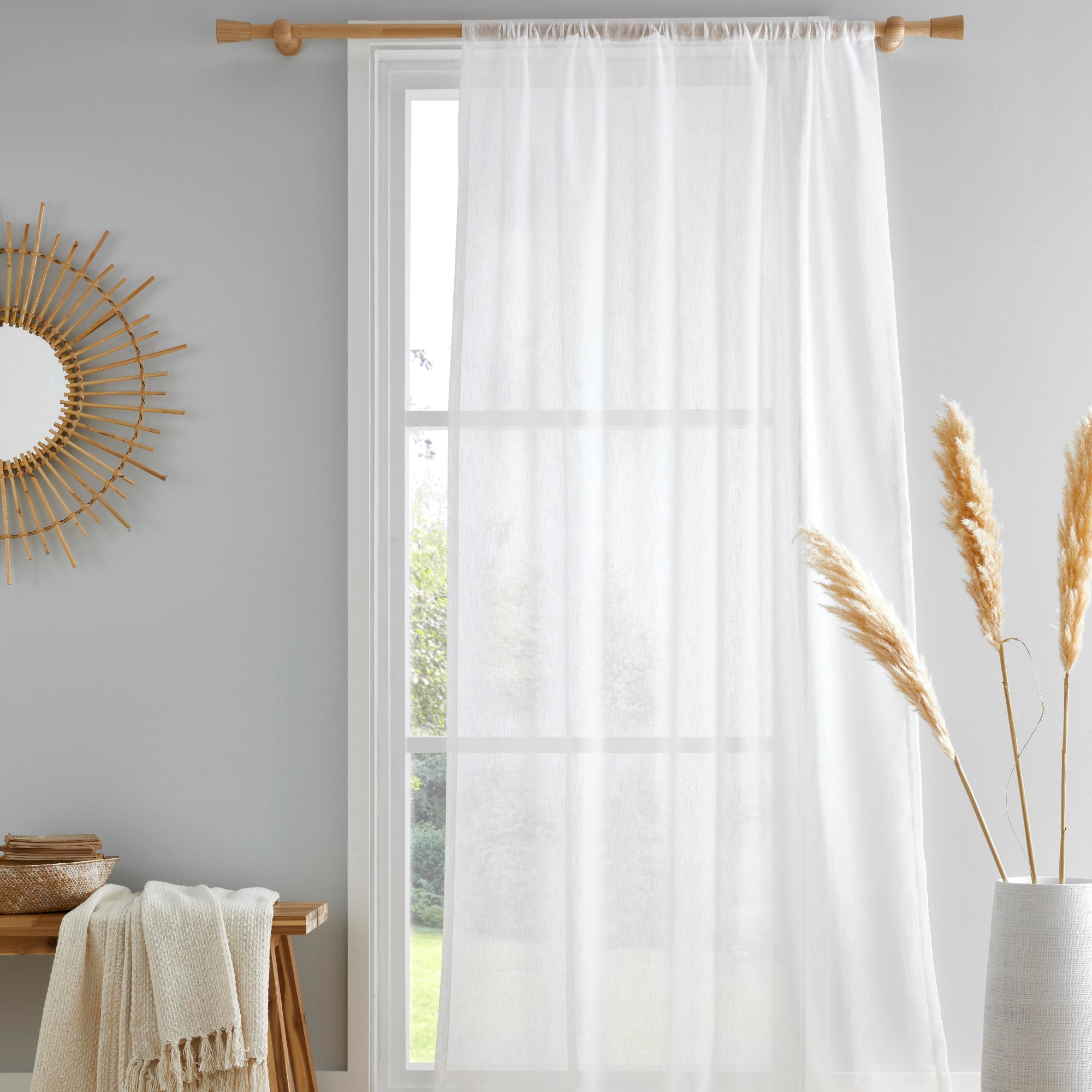 Voile Panel Kayla by Drift Home in White
