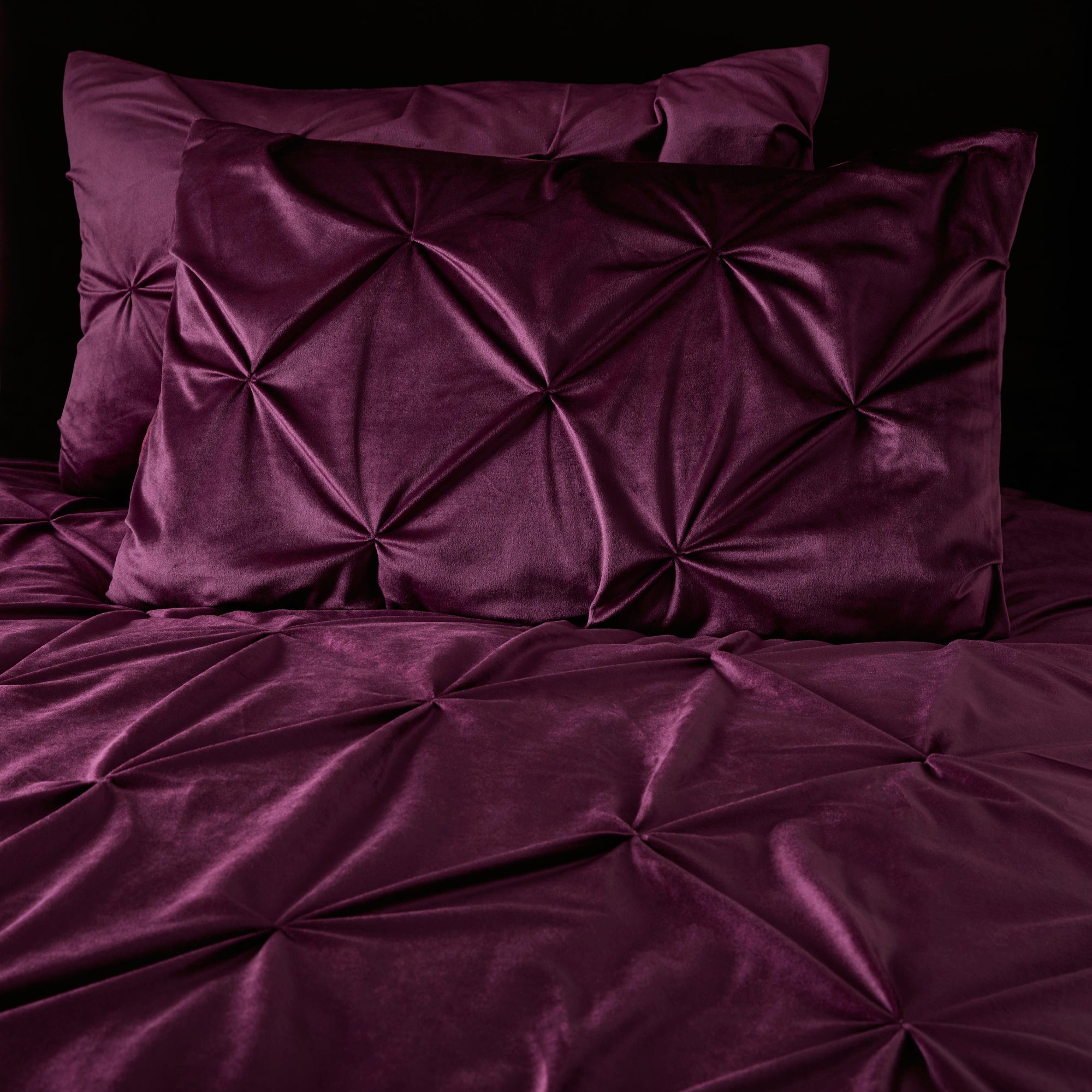 Duvet Cover Set Mira by Soiree in Damson