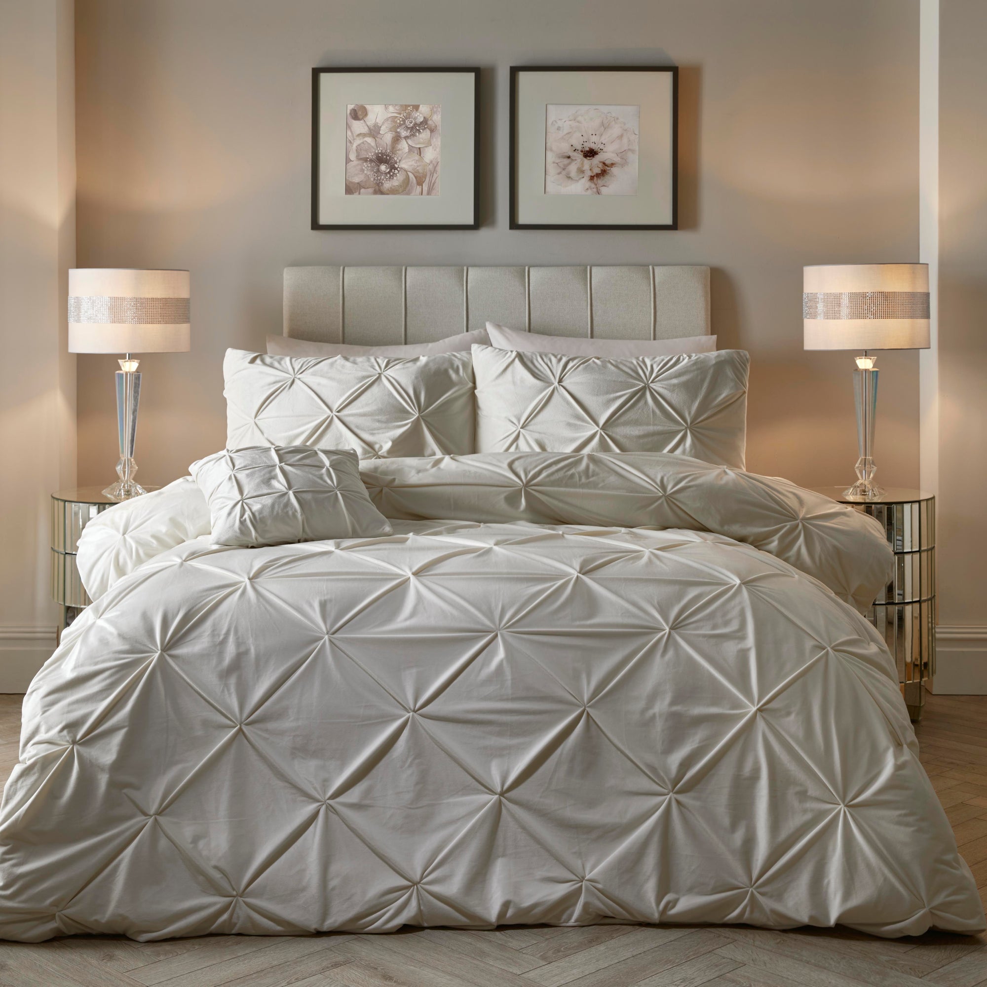 Duvet Cover Set Mira by Soiree in Ivory