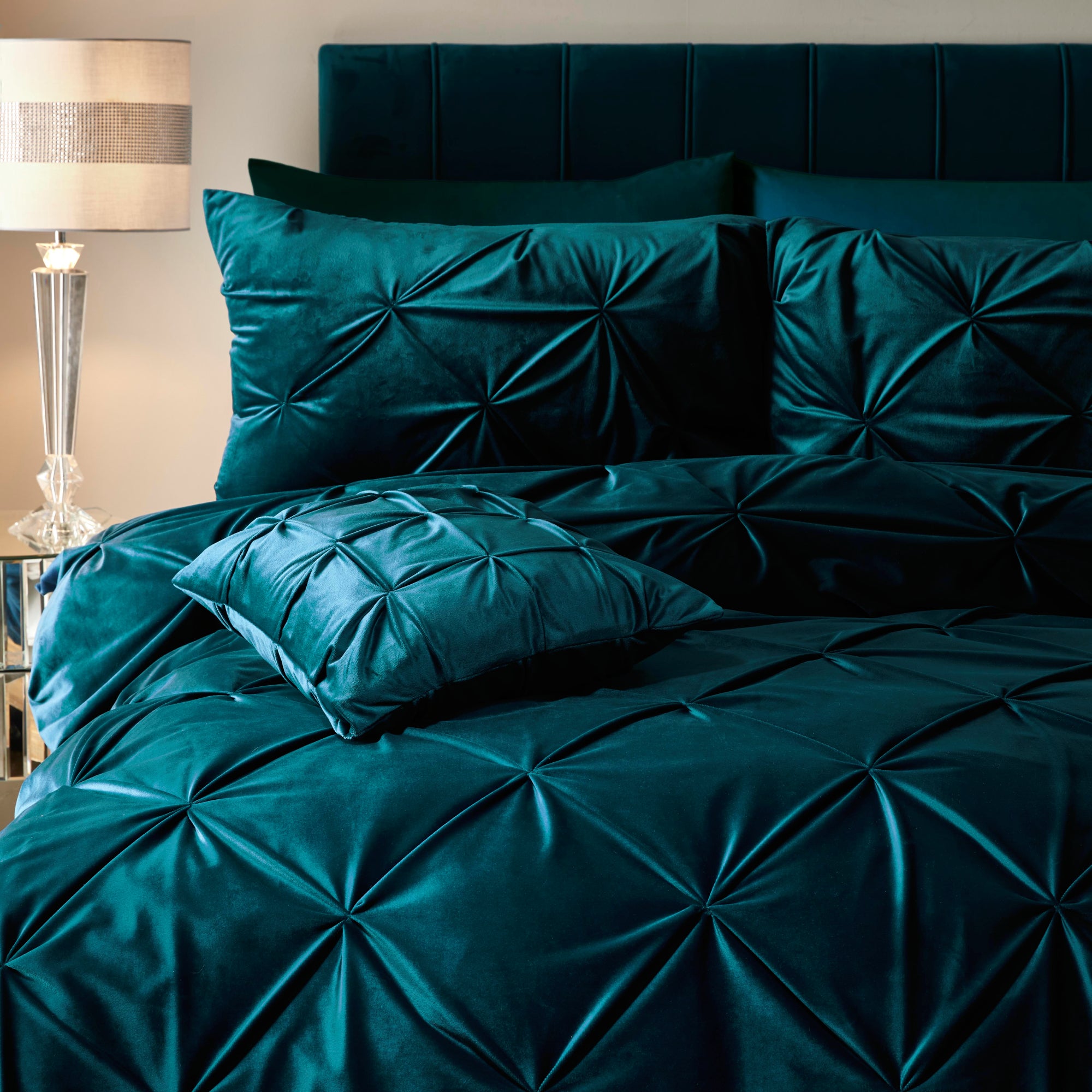 Duvet Cover Set Mira by Soiree in Teal