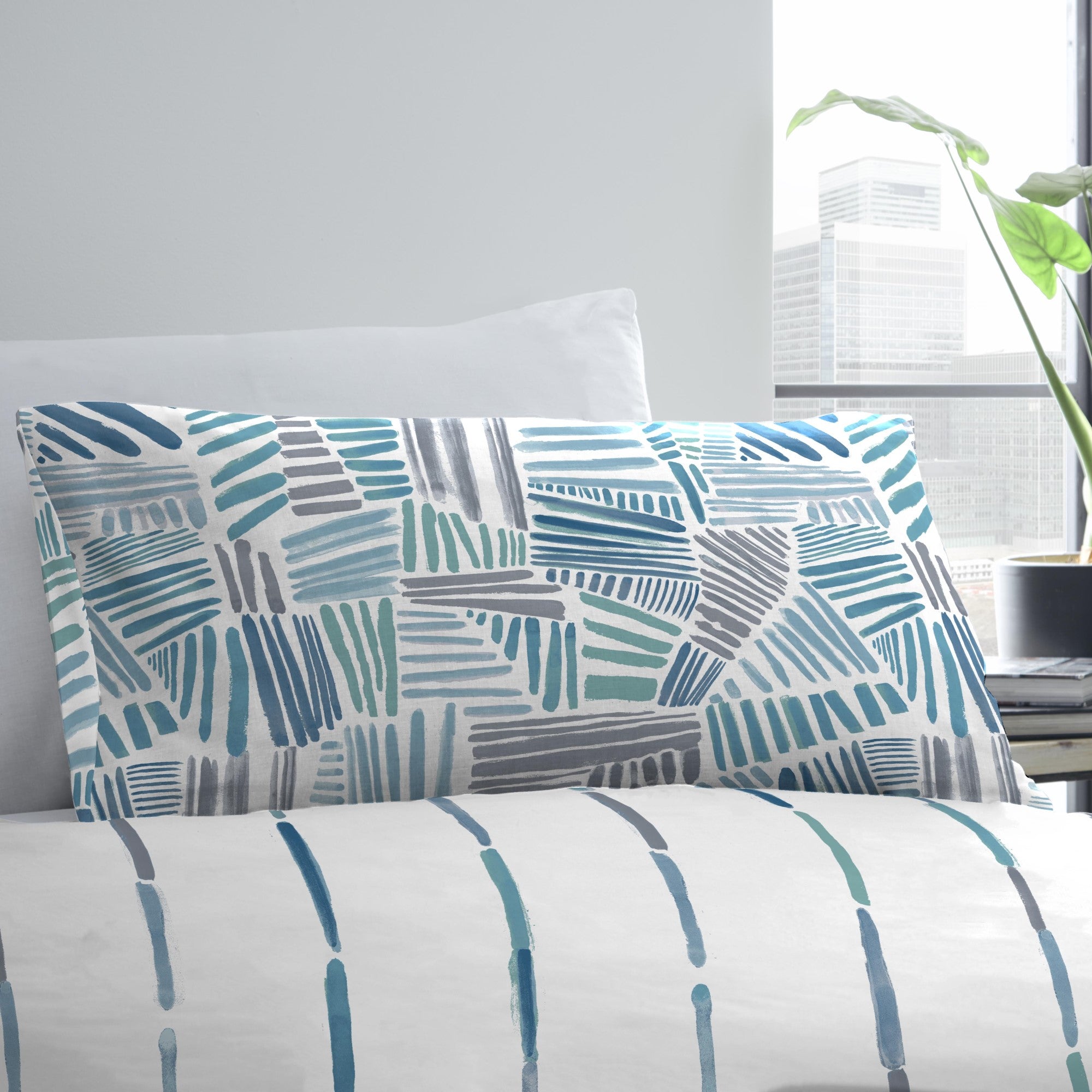 Duvet Cover Set Mona by Fusion in Blue