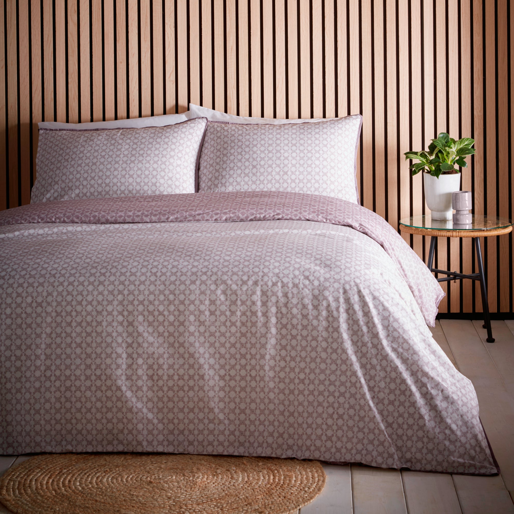 Duvet Cover Set Orson by Appletree Loft in Heather