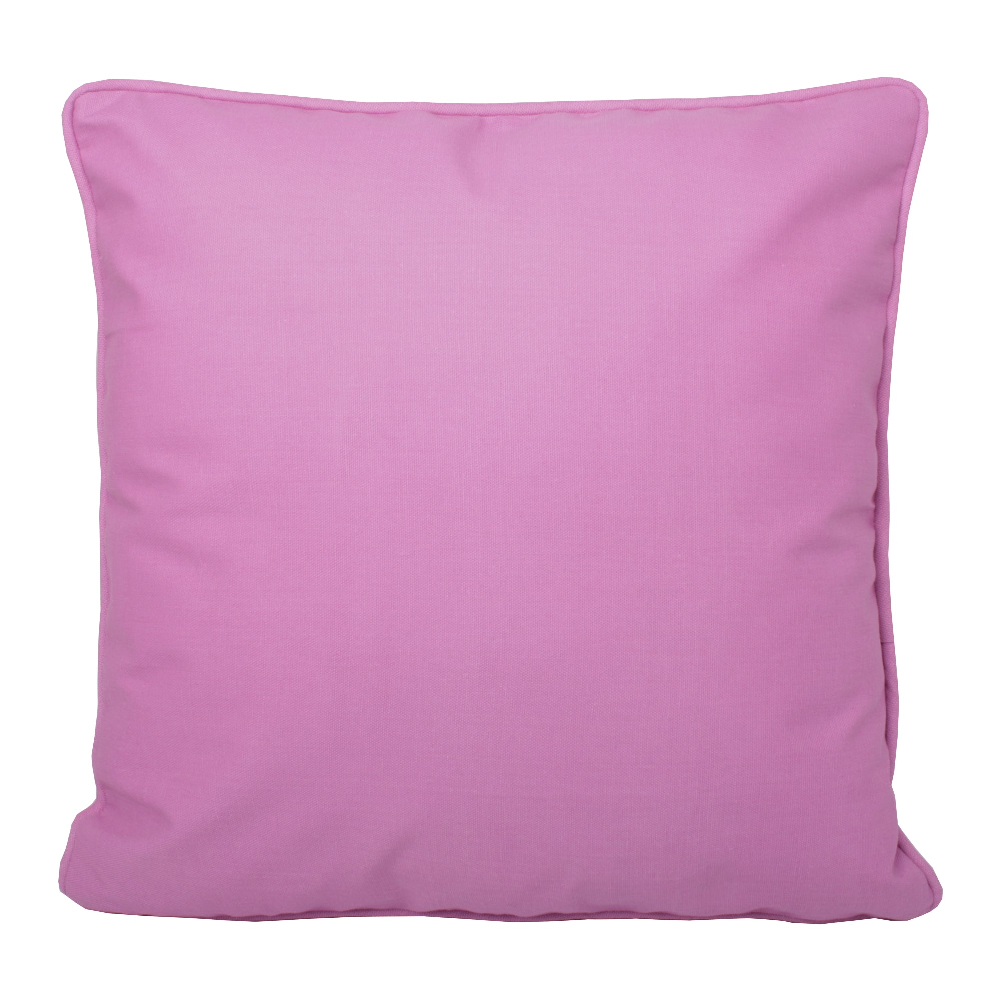 Filled Outdoor Cushion Plain Dye by Fusion in Pink