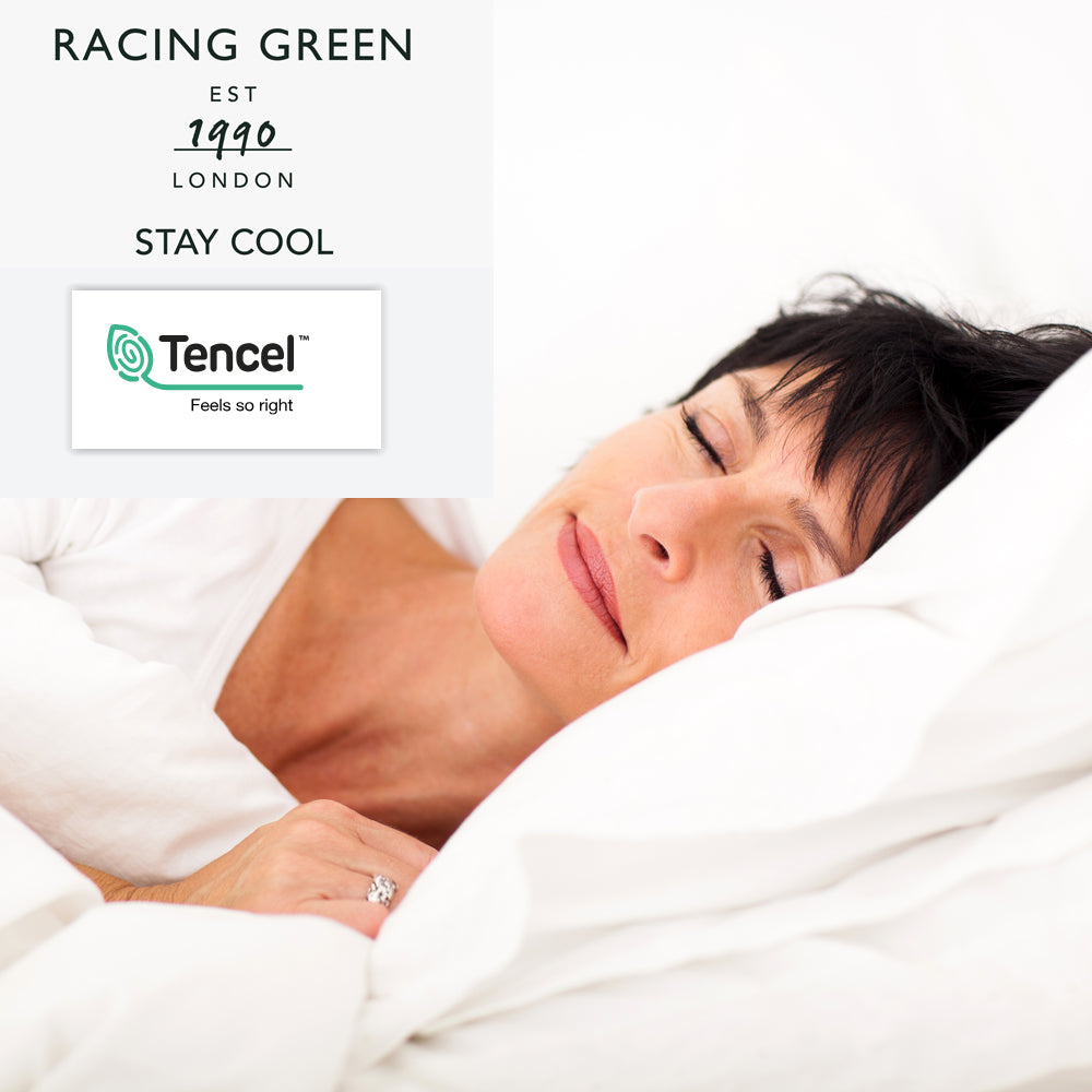 Stay Cool -  Tencel & Cotton Fitted Sheets & Optional Pillowcases by Racing Green