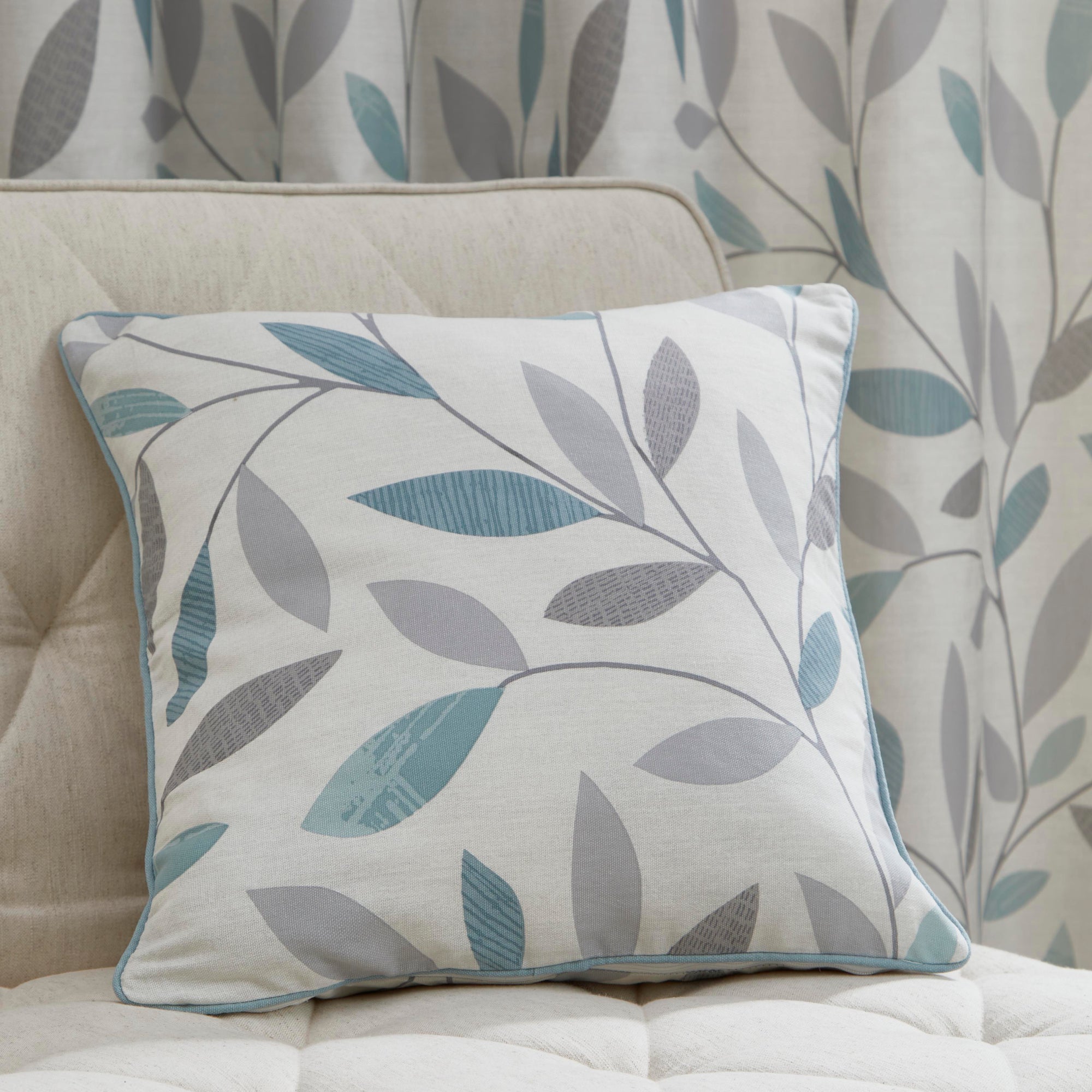 Cushion Cover Beechwood by Fusion in Duck Egg