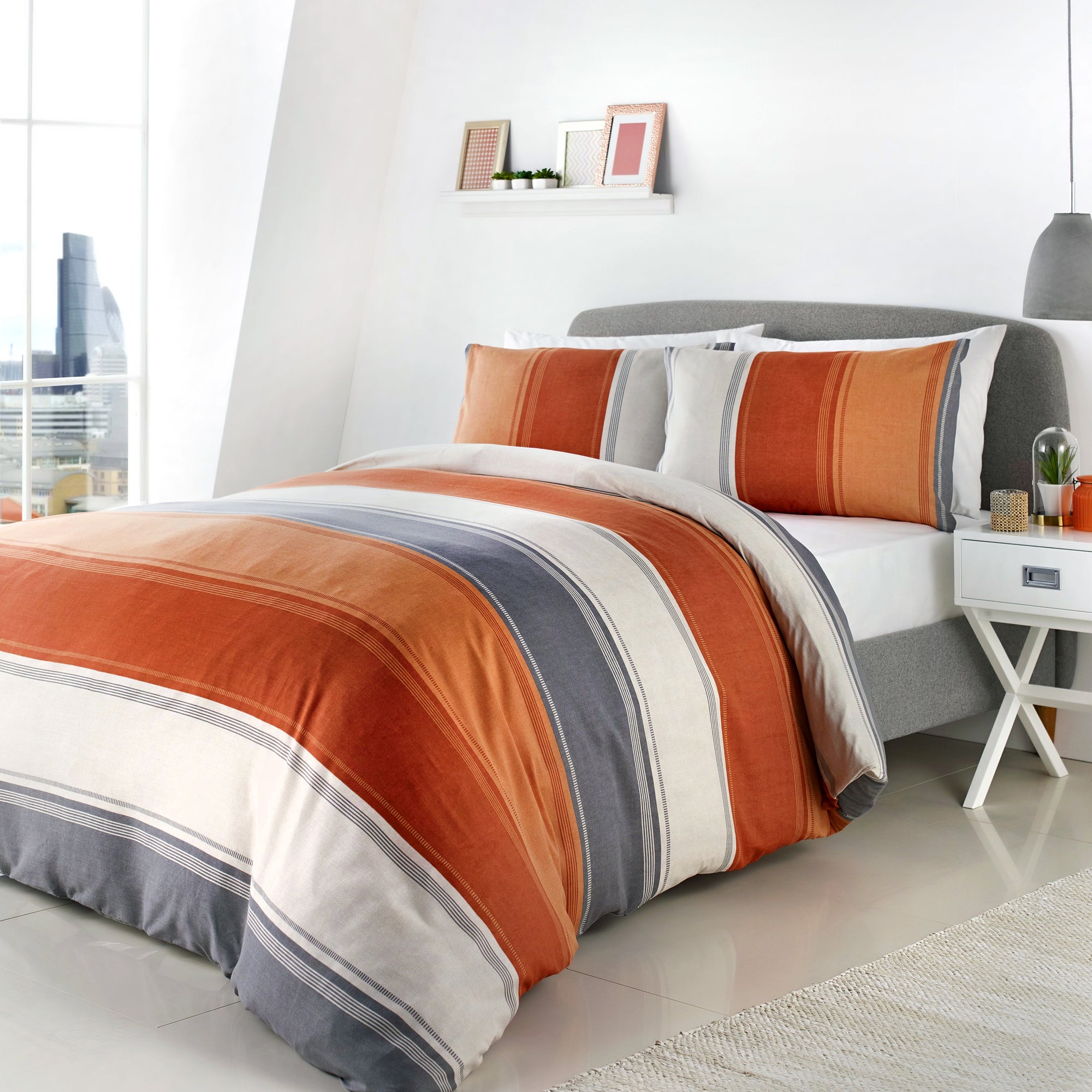 Betley Spice- Easy Care Duvet Cover Set - By Fusion