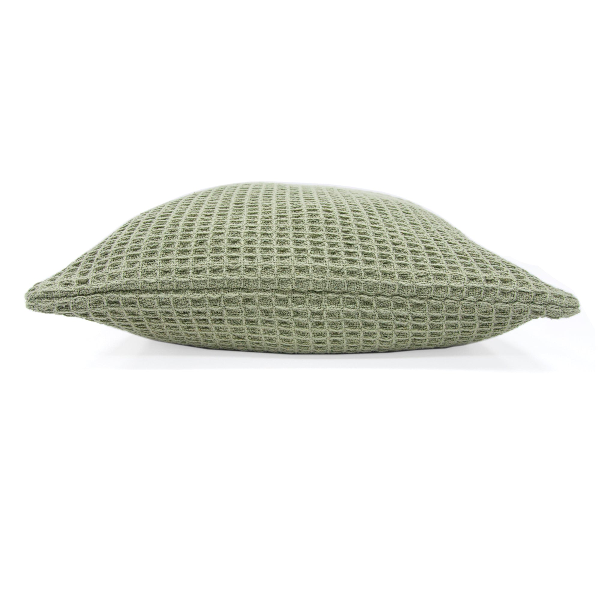 Bruges - Waffle Filled Cushion in Khaki - by Appletree Loft