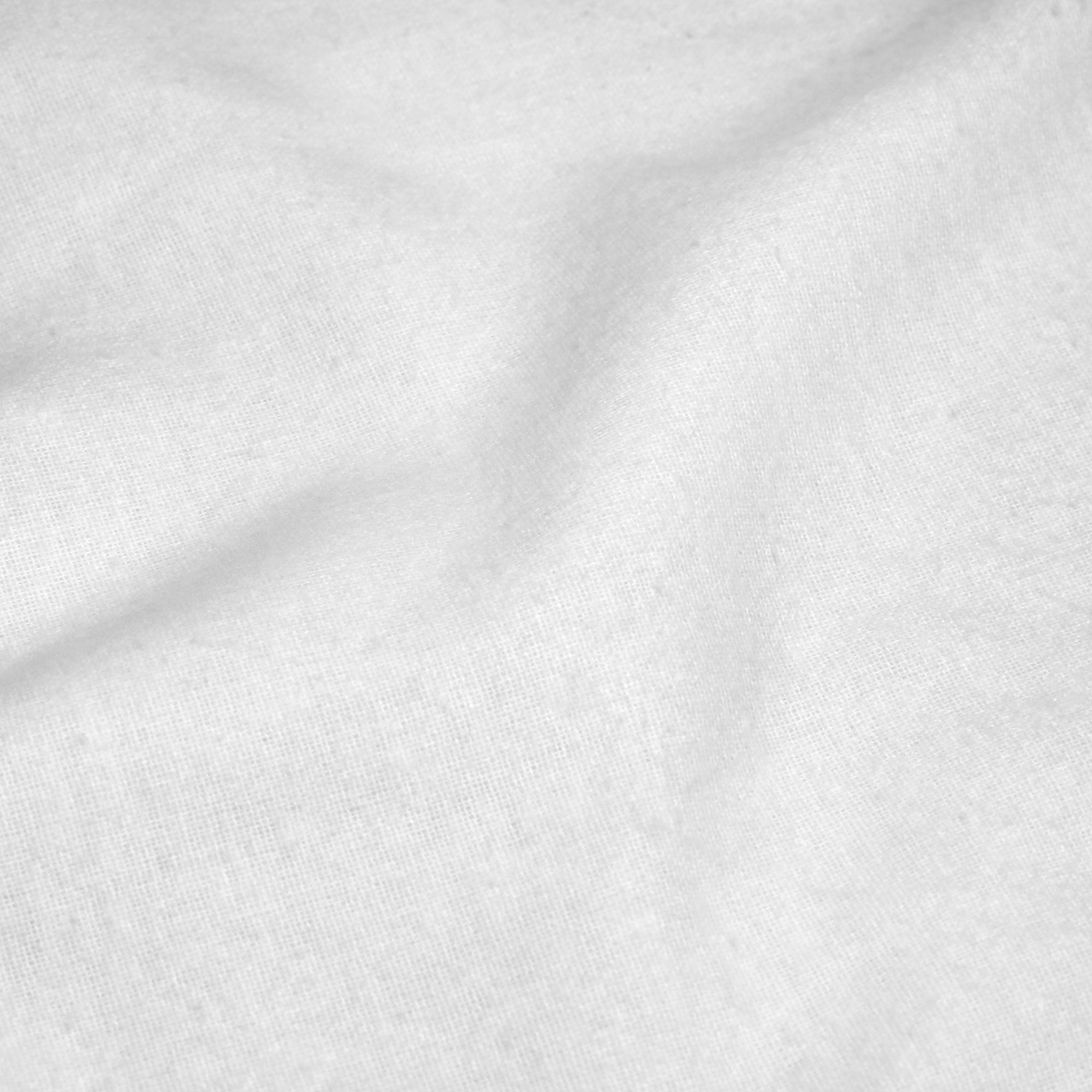 Brushed Bedding -  28cm Fitted Sheet and Optional Pillowcases - in White by Fusion