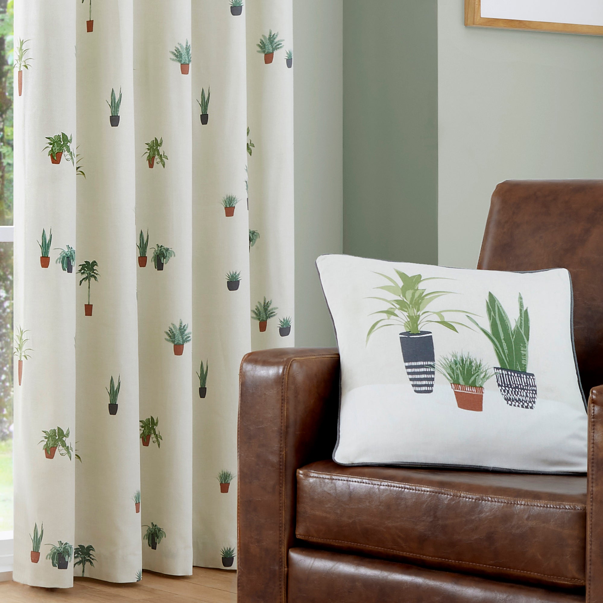 Cactus - 100% Cotton Filled Cushion in Multi - by Fusion