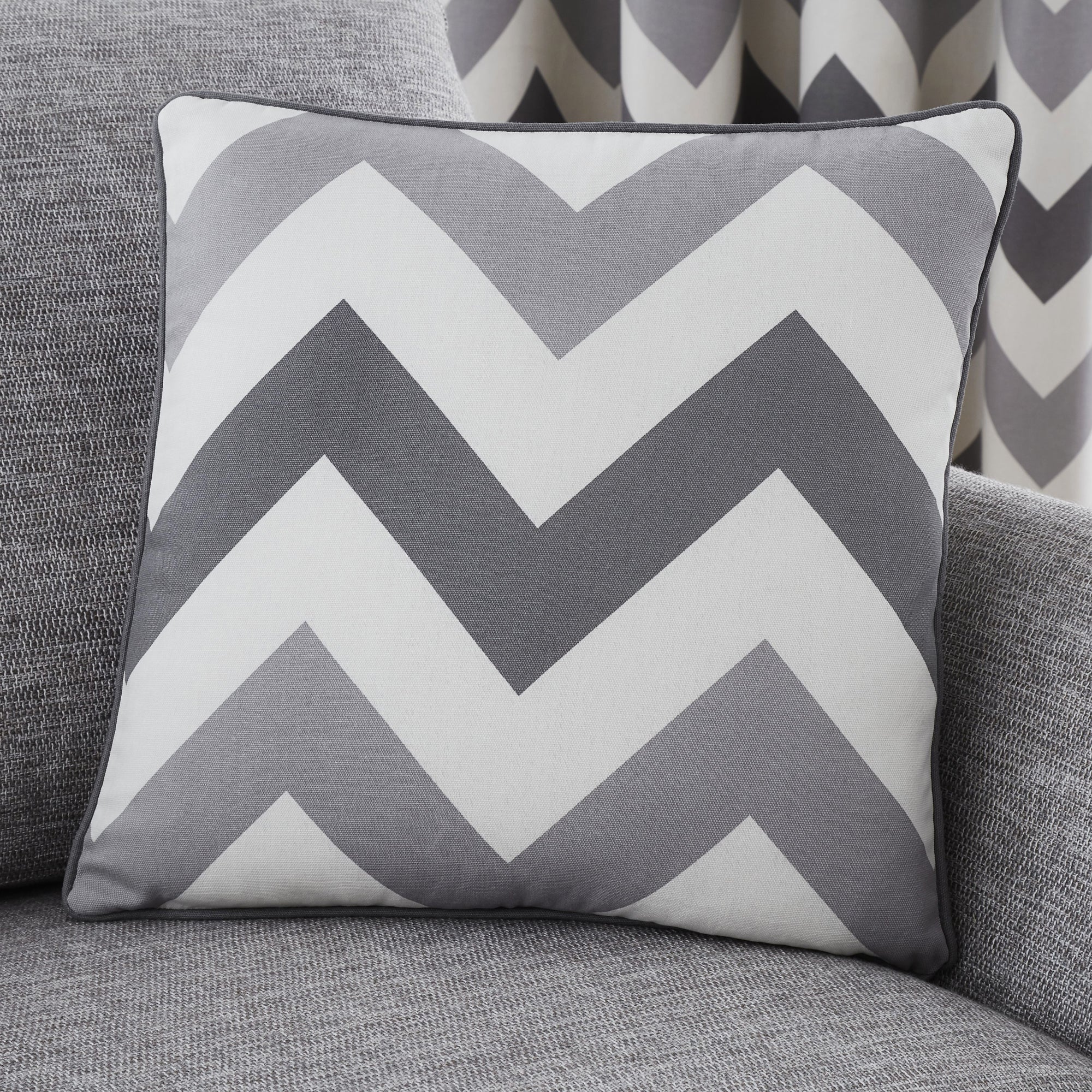 Chevron - Filled Square Cushion - by Fusion