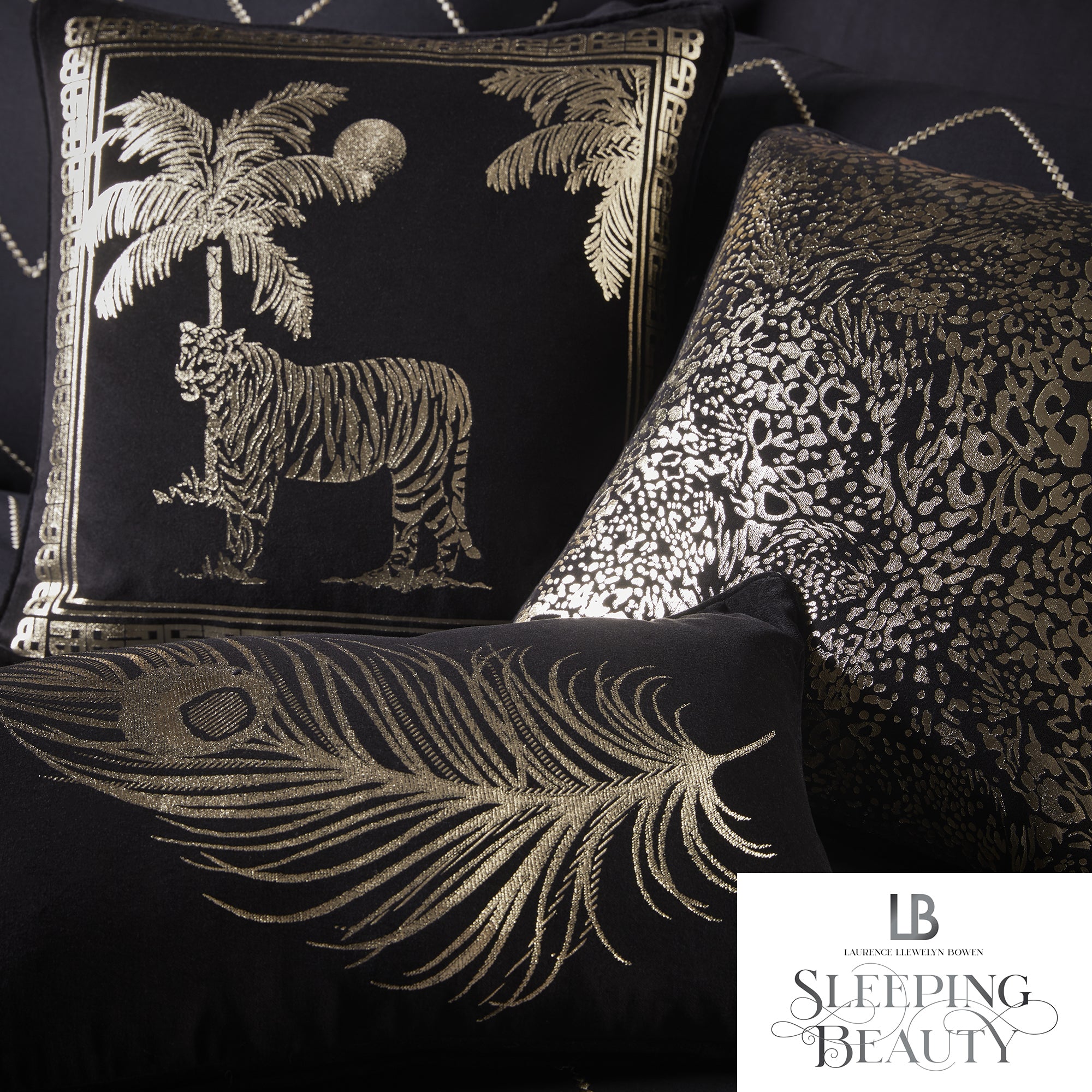Dandy - Luxury Velvet Filled Cushion by Laurence Llewelyn-Bowen