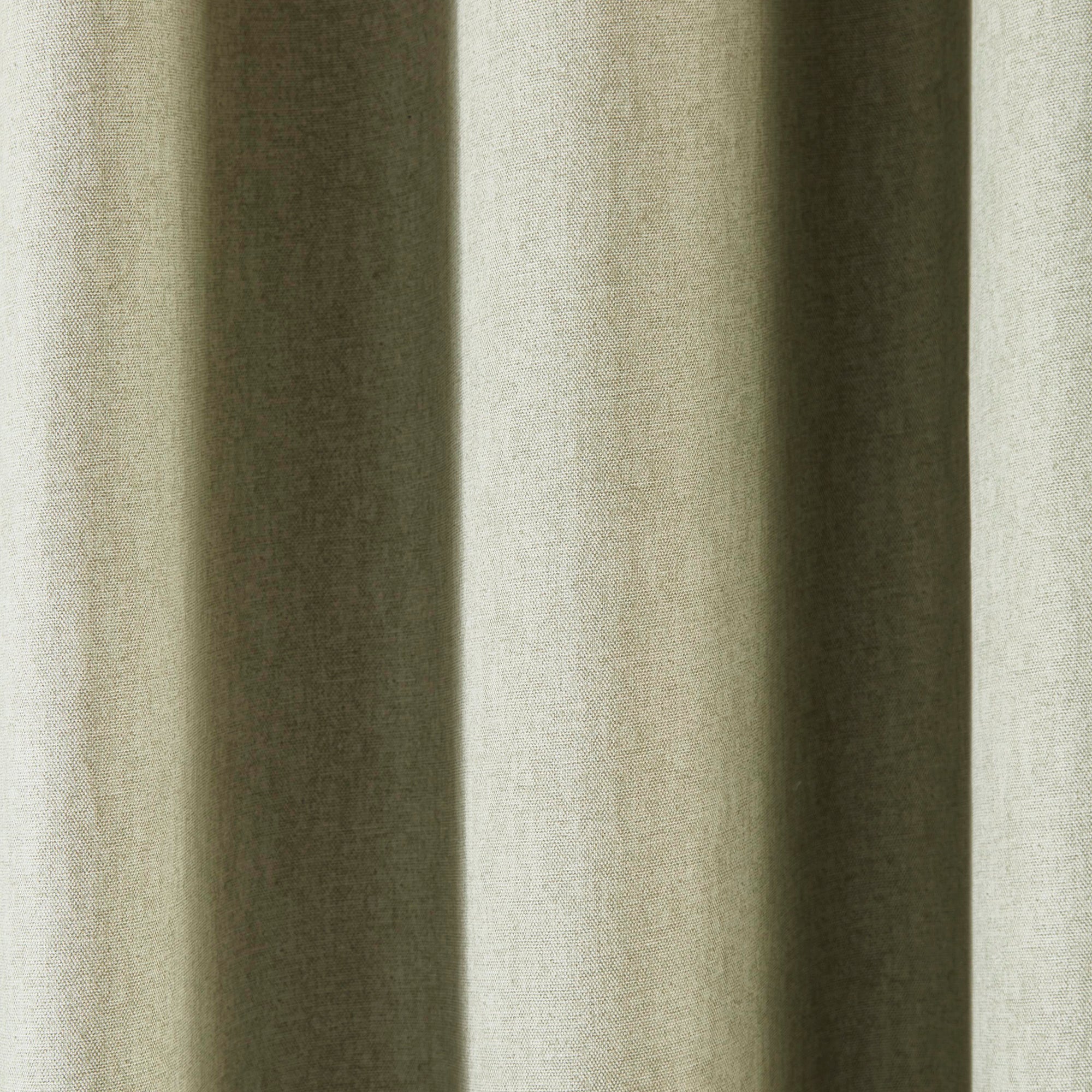 Dijon - Blackout / Thermal Insulated Pair of Pencil Pleat Curtains in Green - by Fusion