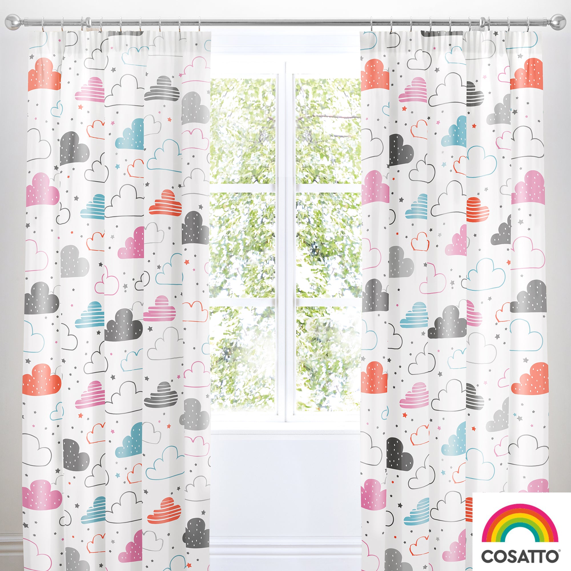 Fairy Clouds - 100% Cotton Duvet Set / Curtains - by Cosatto