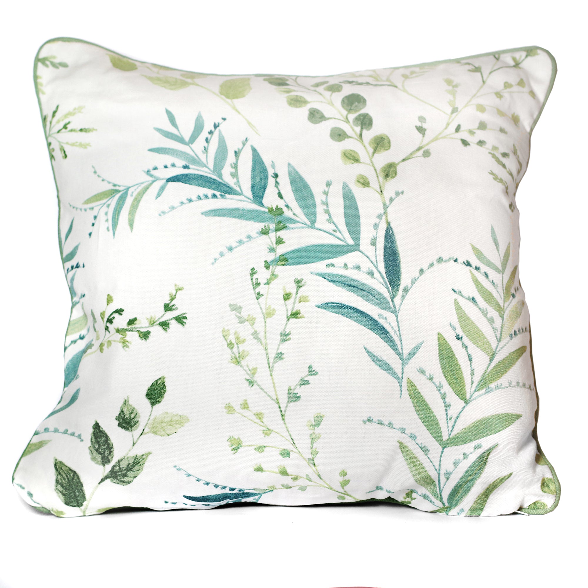 Fernworthy - Green Square Cushion Cover - by Fusion