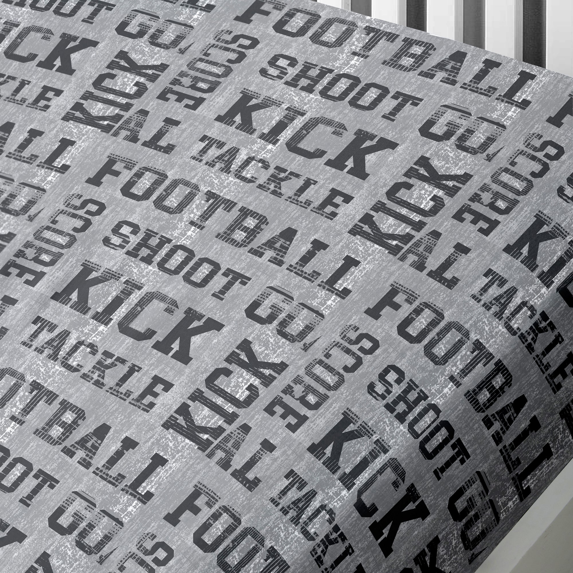 Football - Easy Care Duvet Cover Set in Blue - by Bedlam