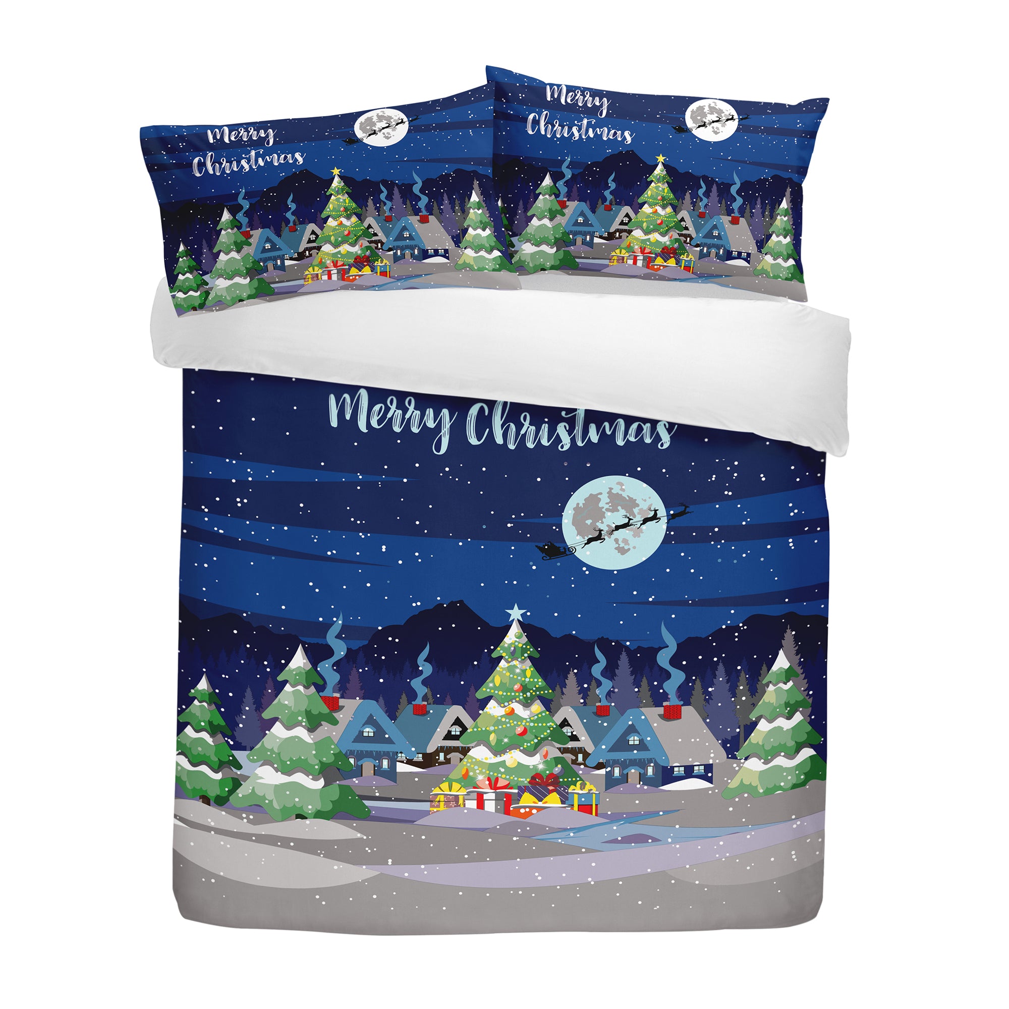Glow In The Dark - Easy Care Duvet Cover Set - By Bedlam Christmas