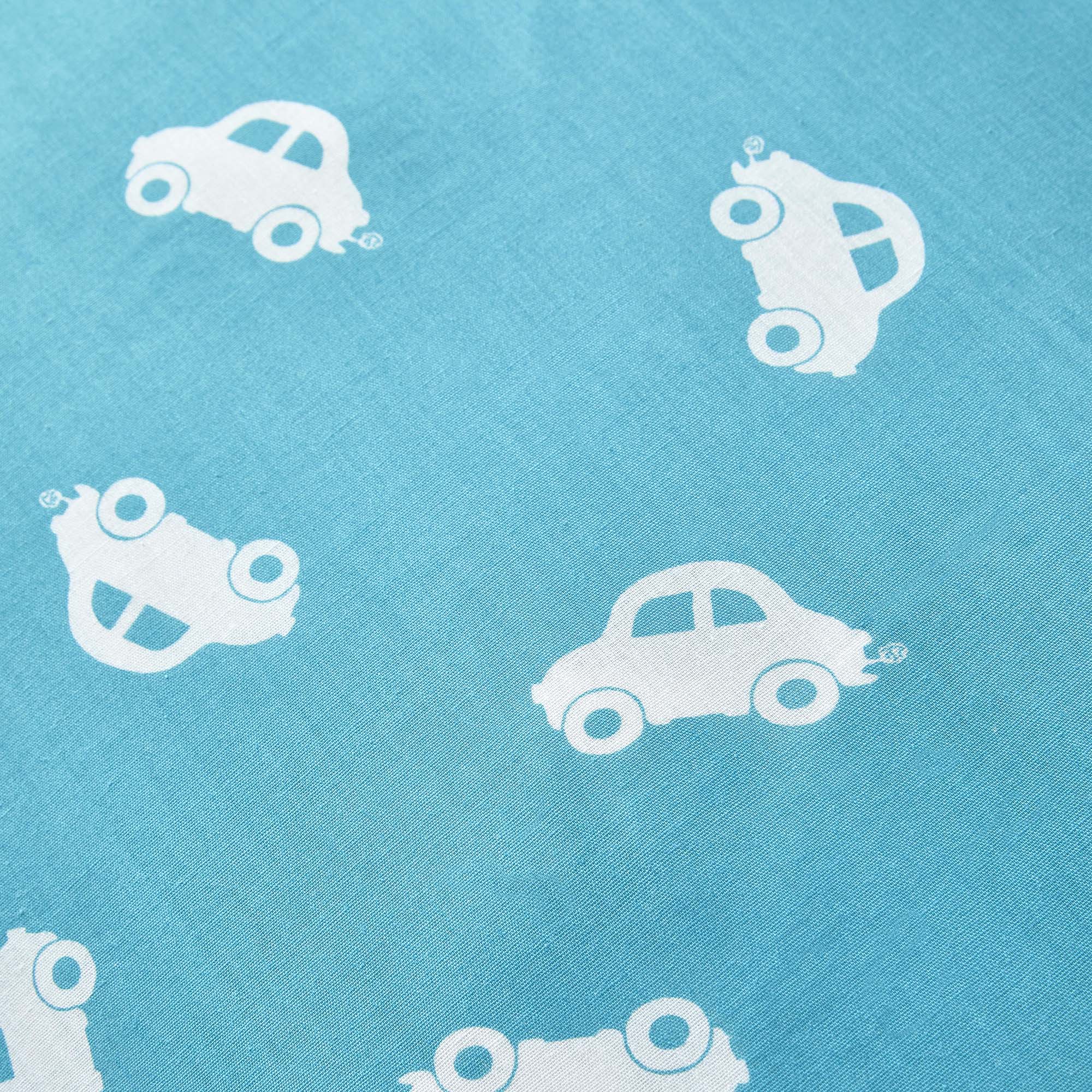 Little Transport - Glow in the Dark Duvet Cover Set, Curtains & Fitted Sheets in Grey - by Bedlam